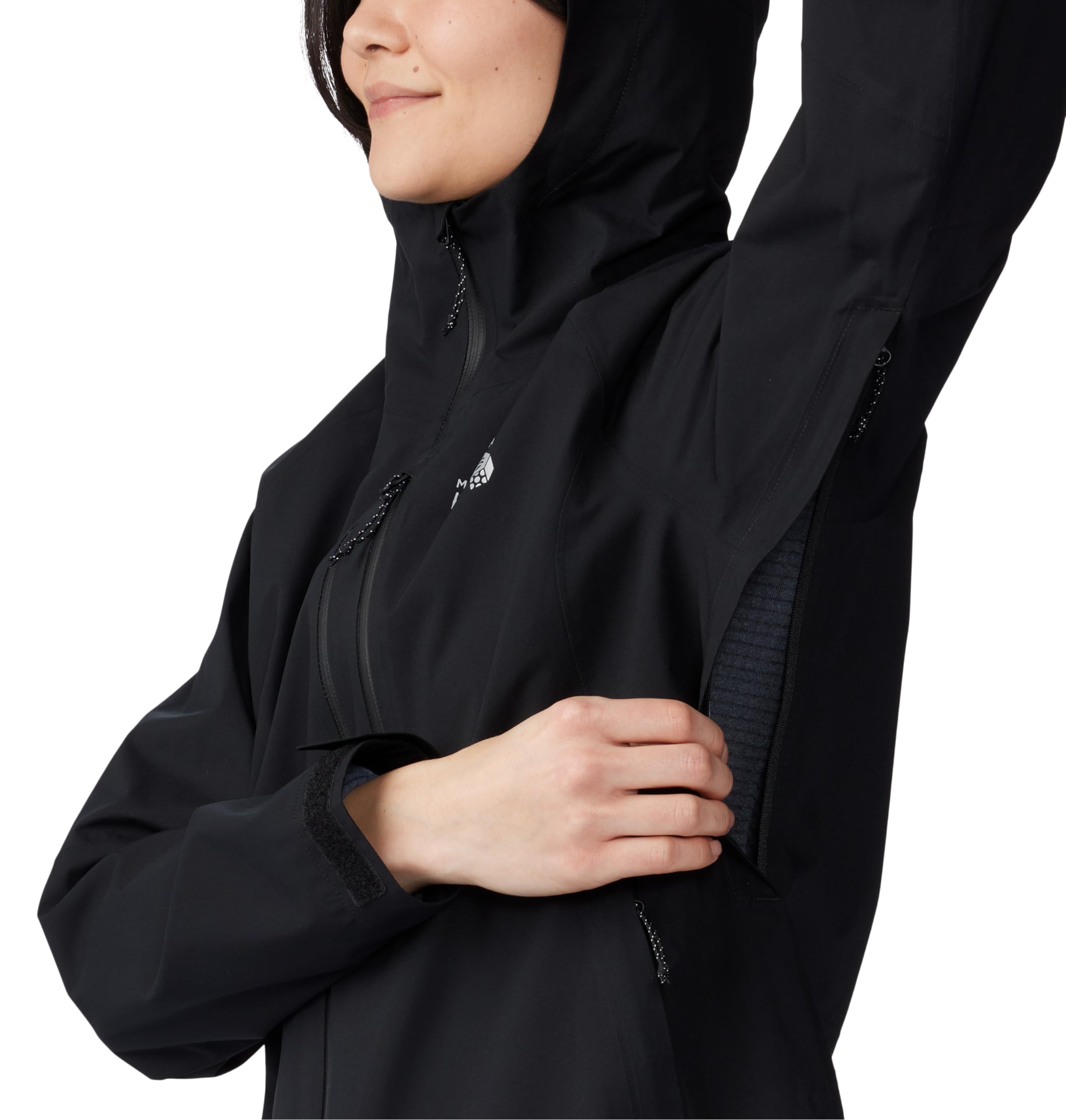 mountain-hardwear-women-s-stretch-ozonic-jacket-recycled-waterproof-rain-shell image 6