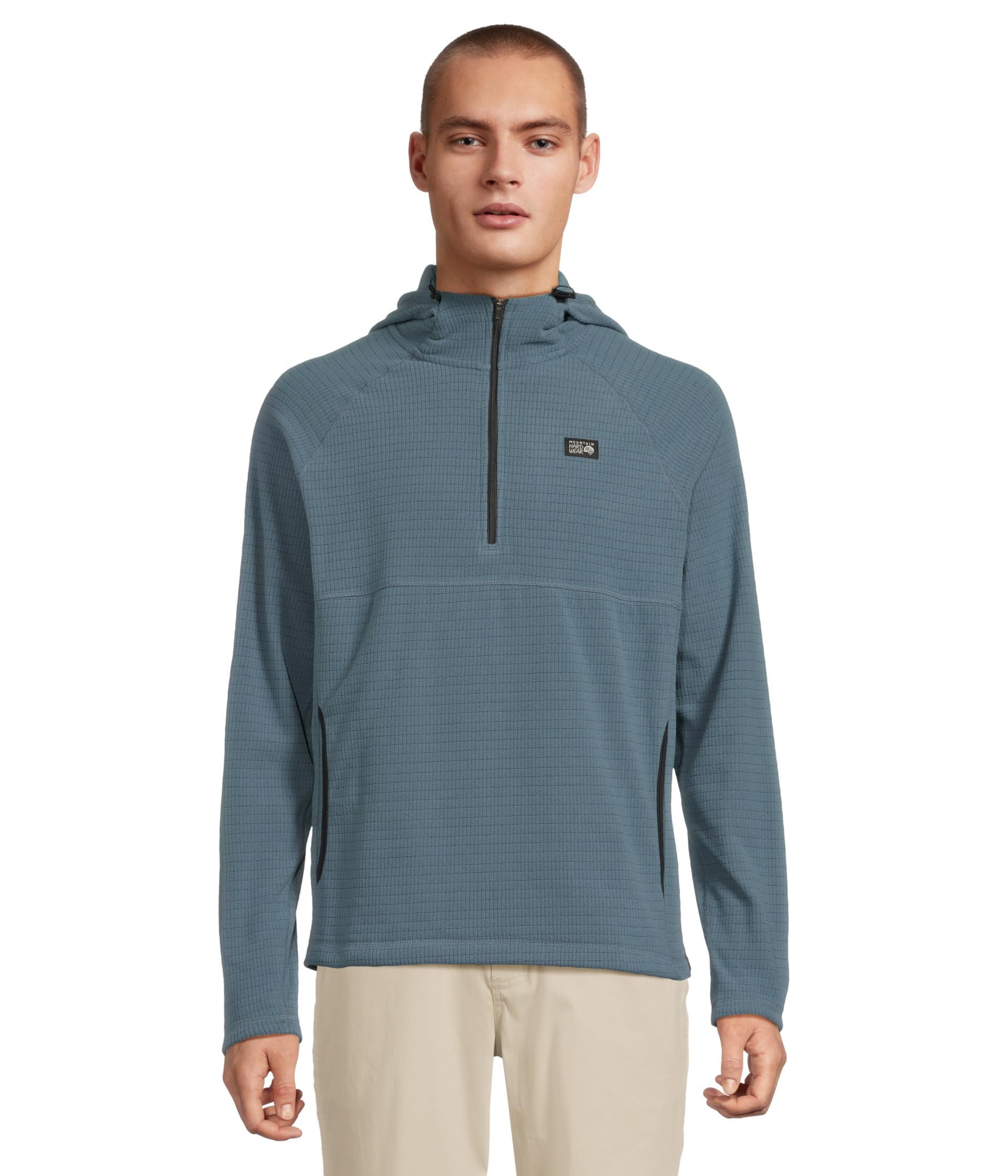 mountain-hardwear-summit-grid-fleece-hoody-lightweight-insulating-mid-layer-with image 1