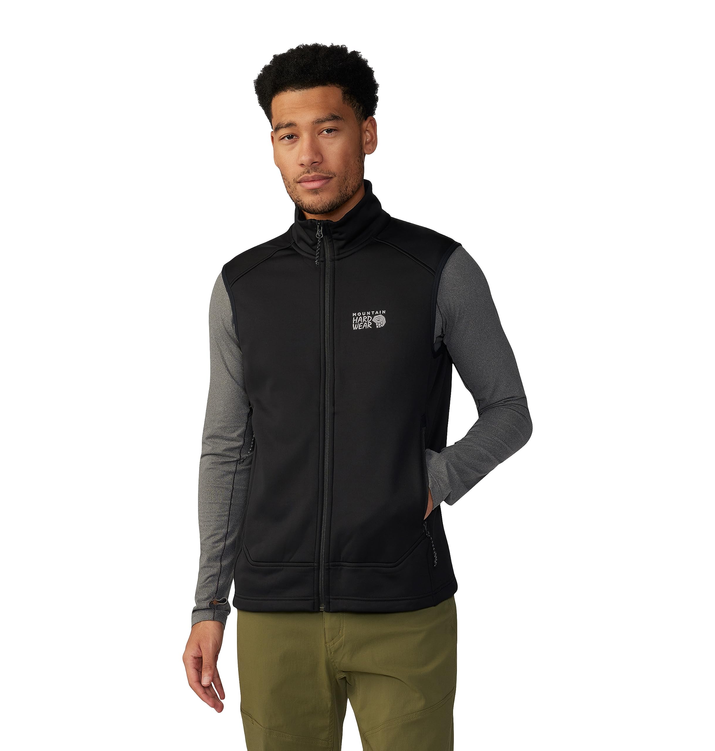 mountain-hardwear-sendura-men-s-fleece-vest-slim-fit-stretch-trail-fleece image 7