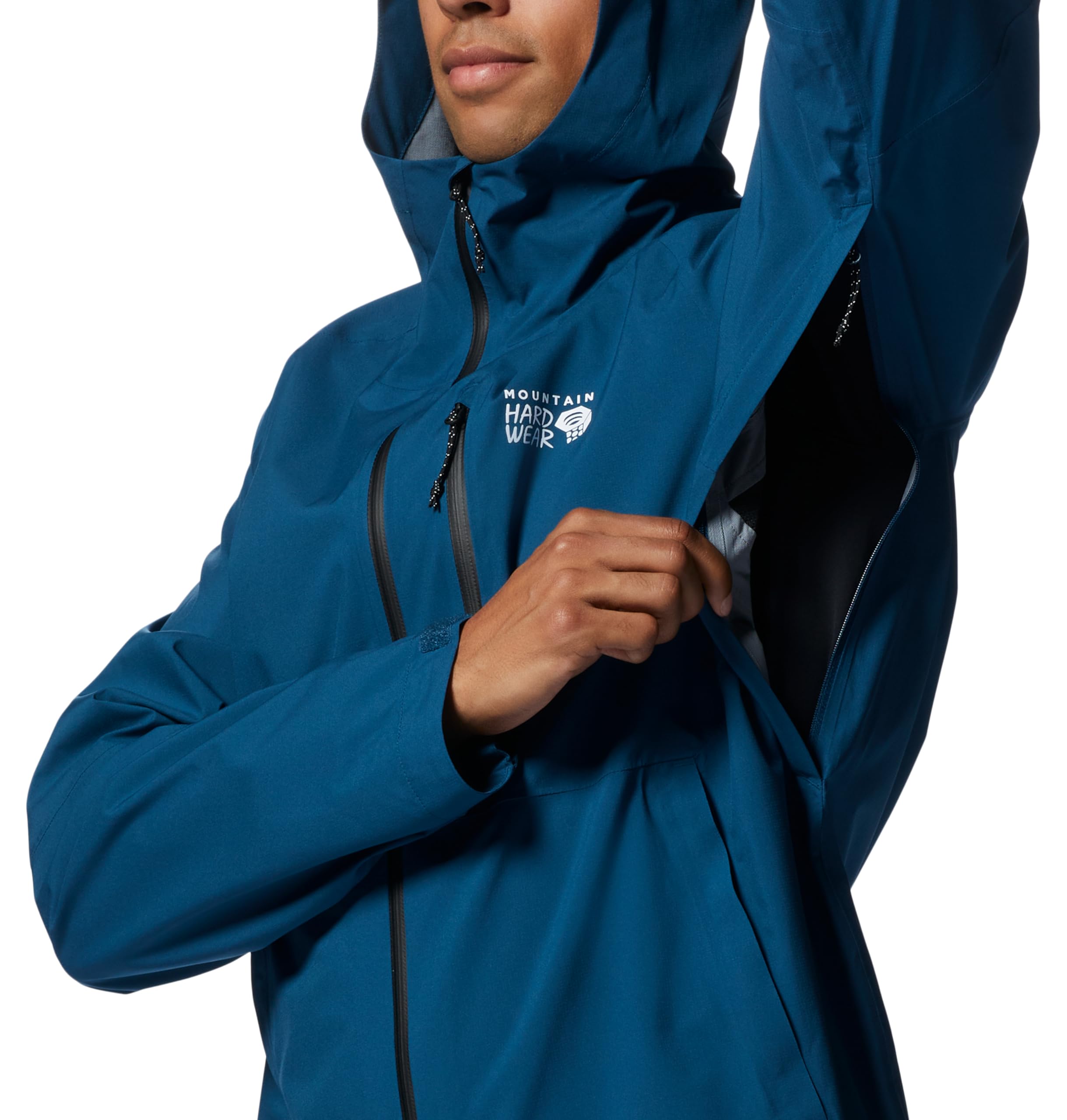 mountain-hardwear-stretch-ozonic-rain-jacket-waterproof-100-recycled-stretch-she image 8