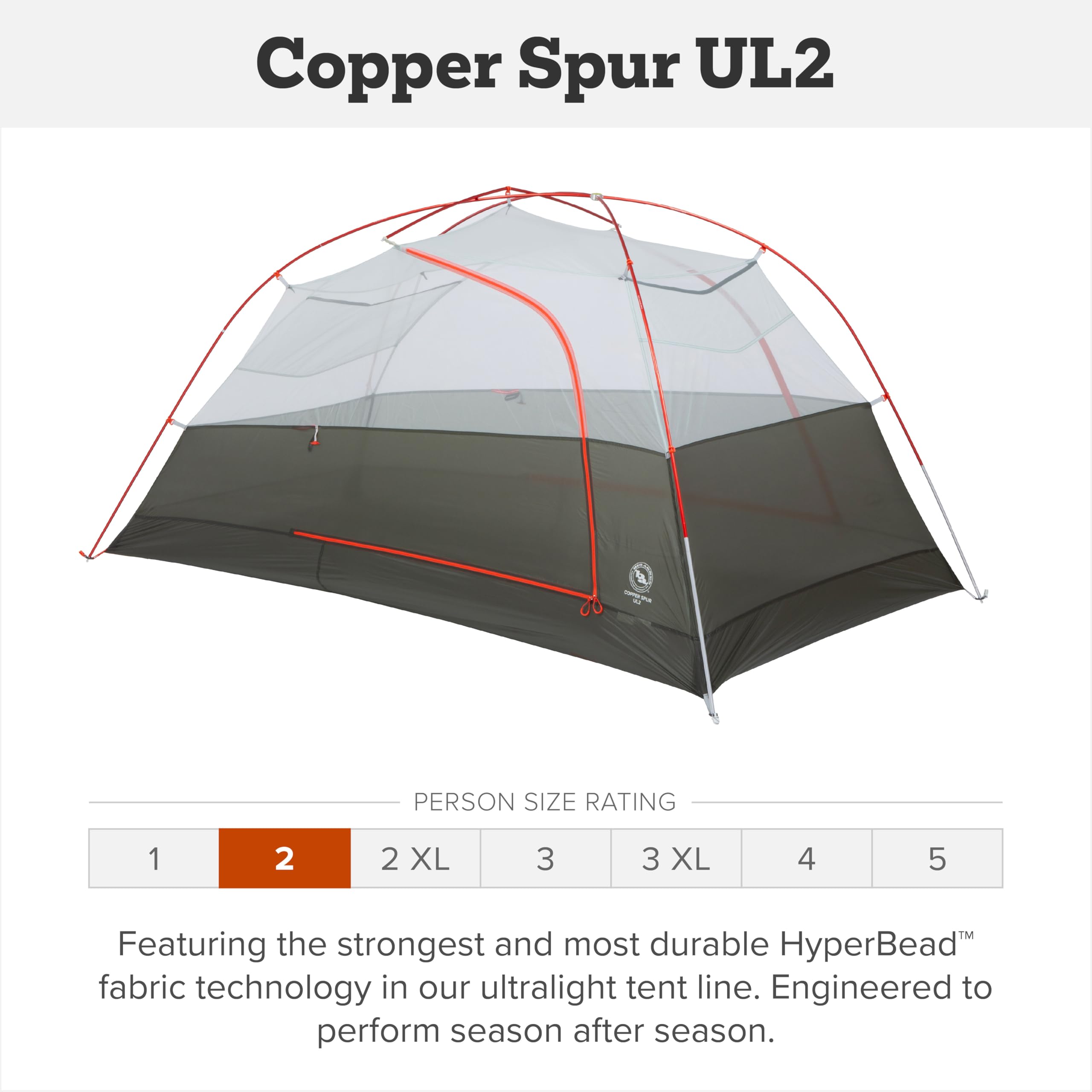 big-agnes-copper-spur-ul-backpacking-tent-3-season-ultralight-hyperbead-waterpro image 2