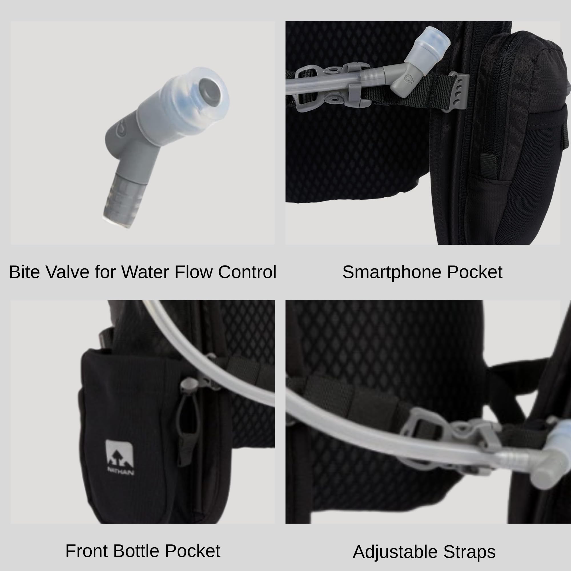 nathan-hydration-running-vest-with-included-2l-water-bladder-patented-3-way-harn image 2