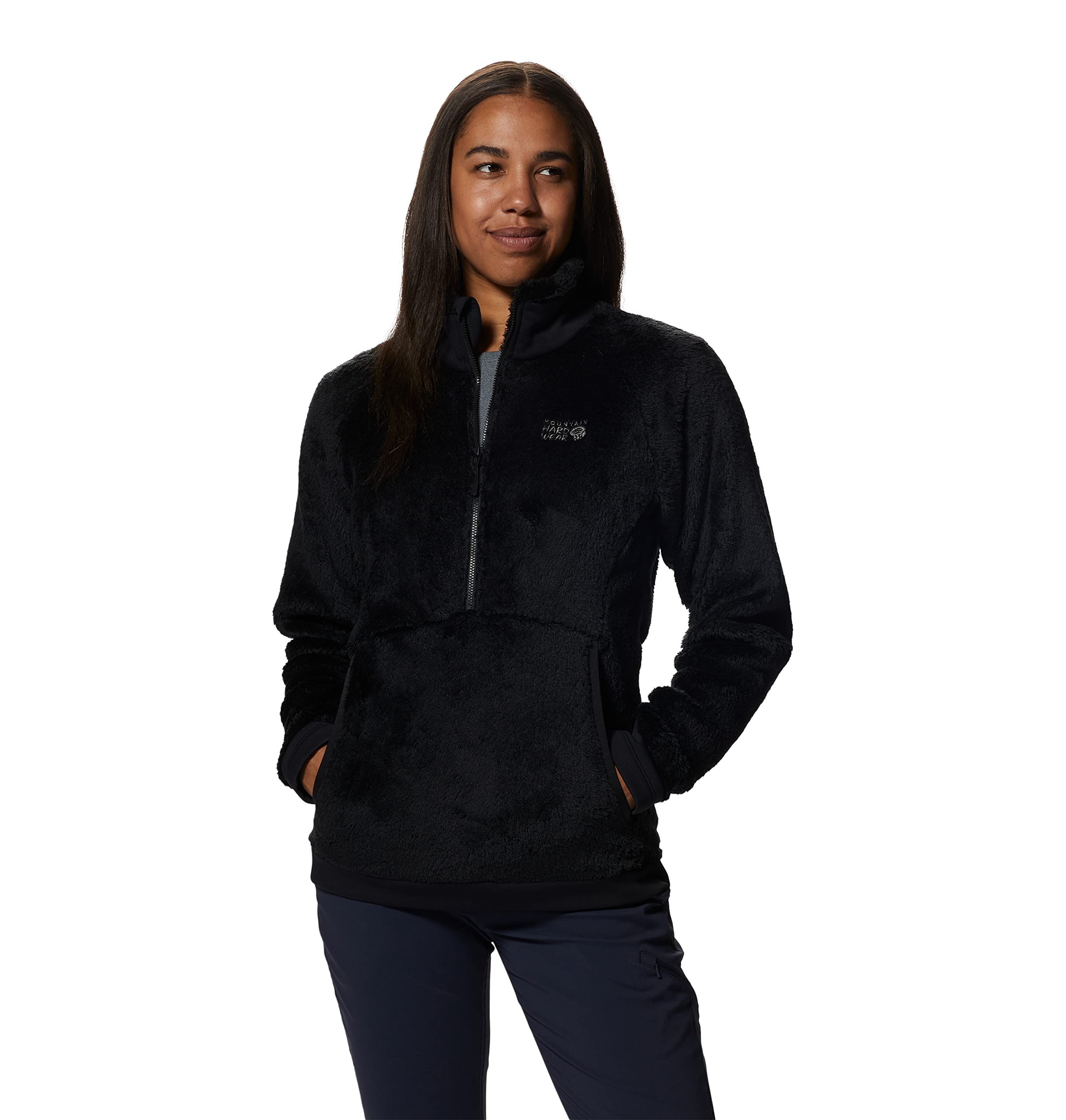 mountain-hardwear-women-s-polartec-high-loft-pullover-ultra-soft-fleece-midlayer image 6