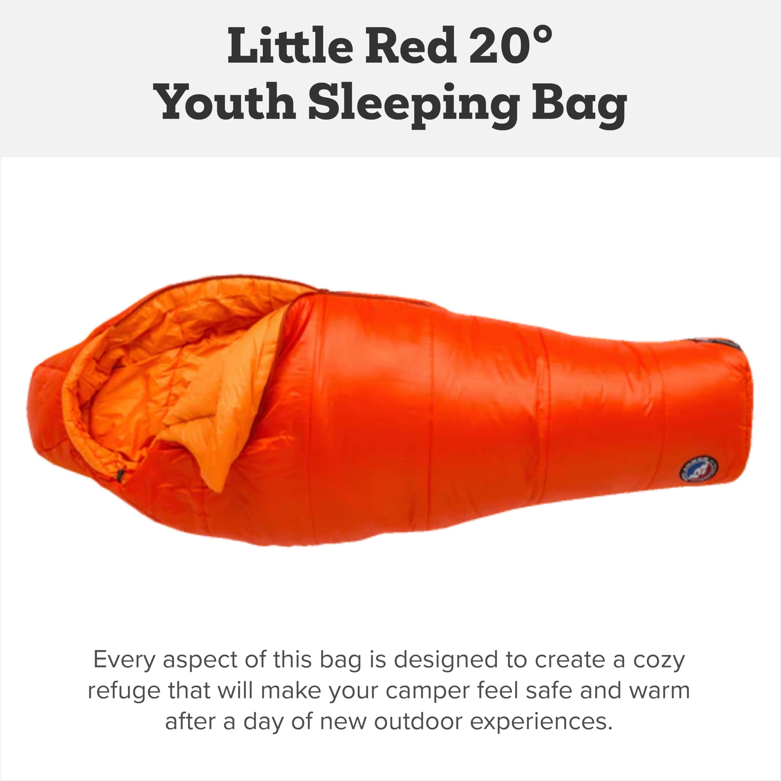 big-agnes-little-red-20-f-kids-youth-sleeping-bag image 2