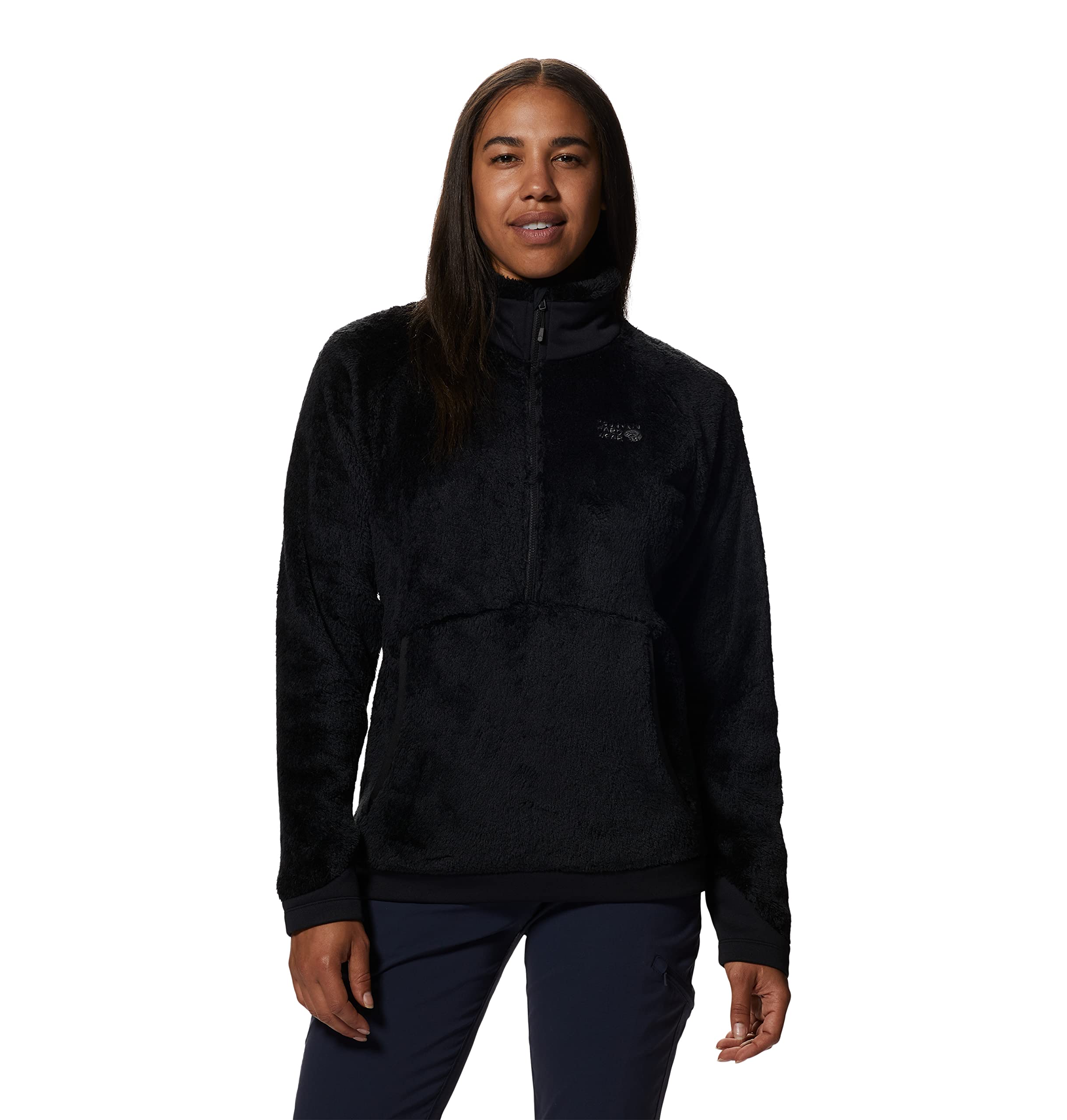 mountain-hardwear-women-s-polartec-high-loft-pullover-ultra-soft-fleece-midlayer image 1