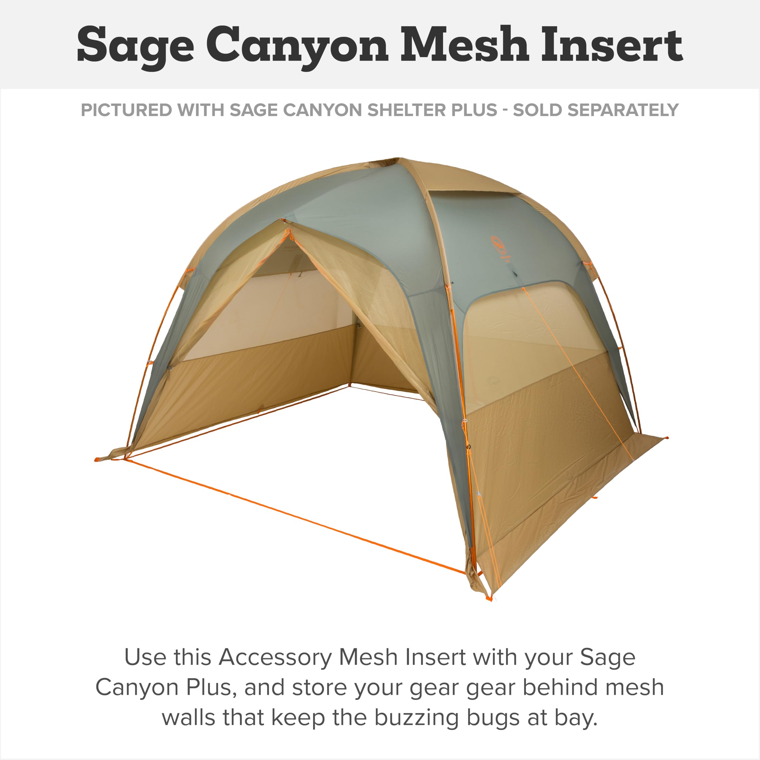big-agnes-accessory-mesh-insert-for-sage-canyon-shelter-plus-and-deluxe-bug-proo image 2