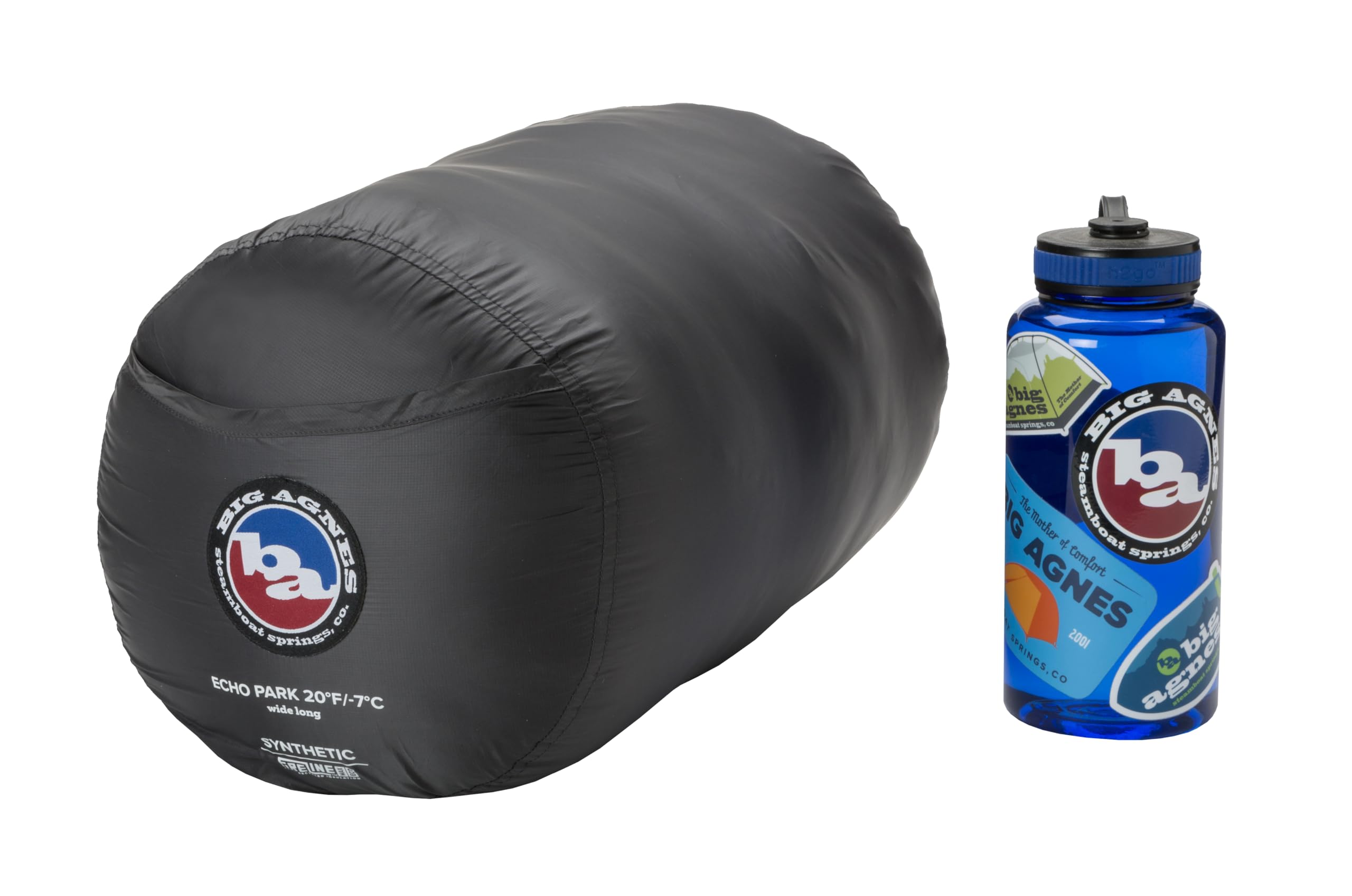 big-agnes-echo-park-sleeping-bag-extra-roomy-deluxe-synthetic-camping-bag-with-p image 6