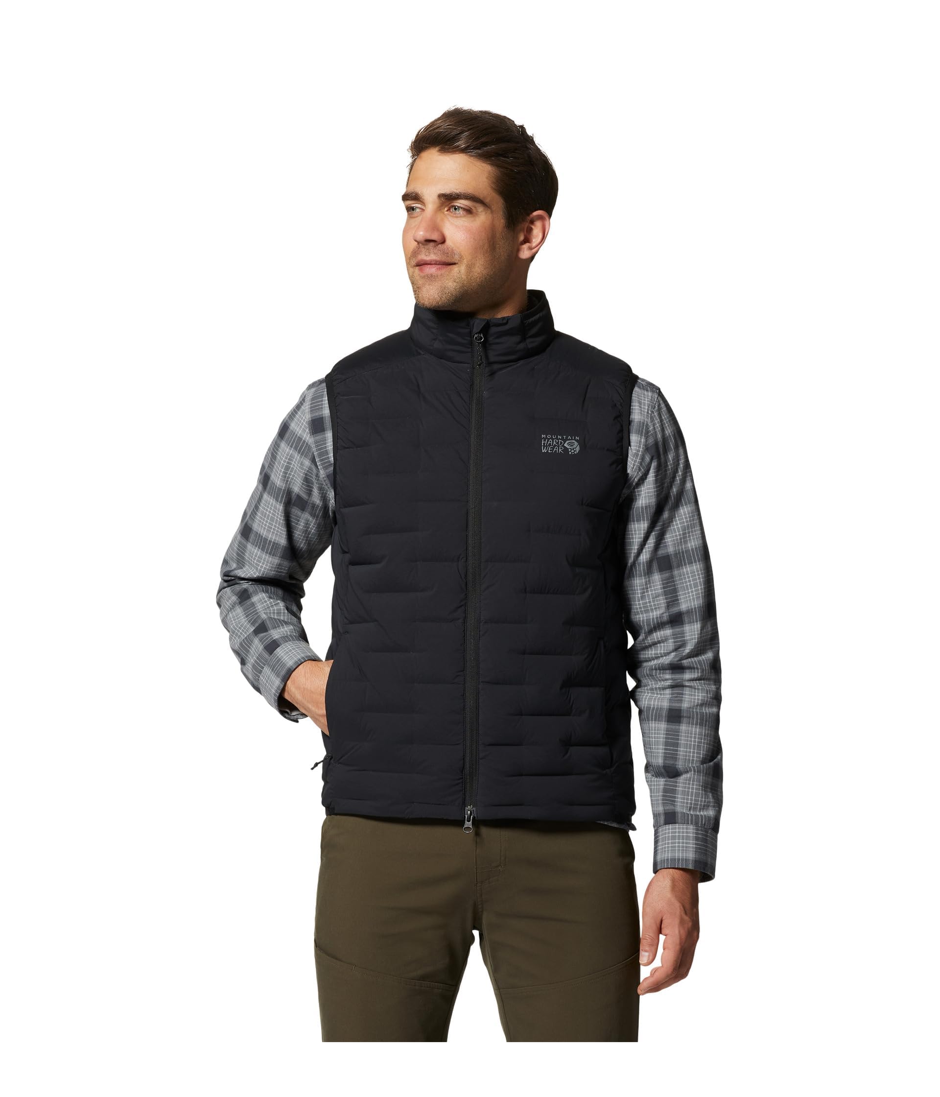 mountain-hardwear-stretchdown-vest-sleeveless-insulated-core-warmth-vest-with-st image 1
