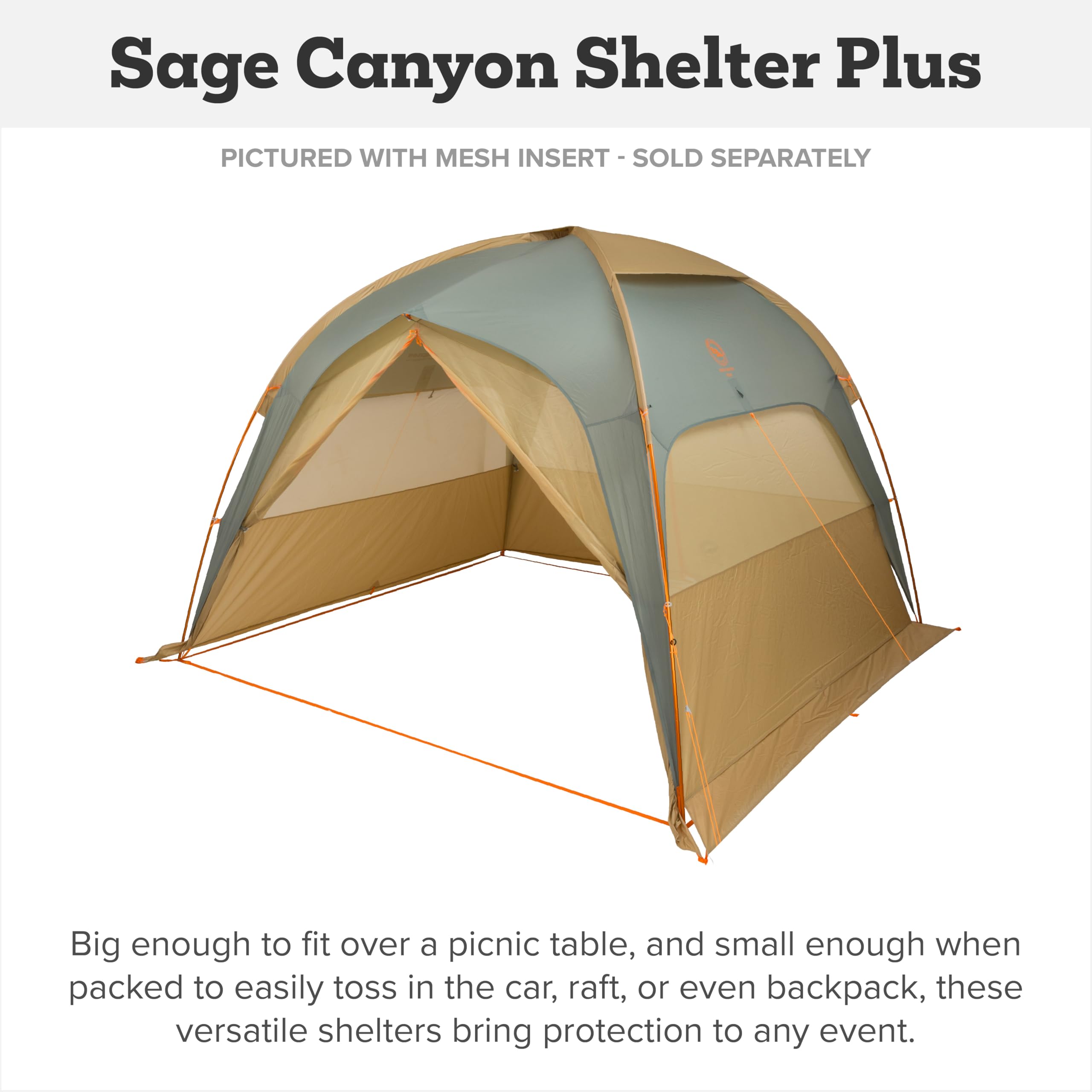 big-agnes-sage-canyon-shelter-plus-100-sq-ft-pop-up-canopy-shelter-with-dac-alum image 3