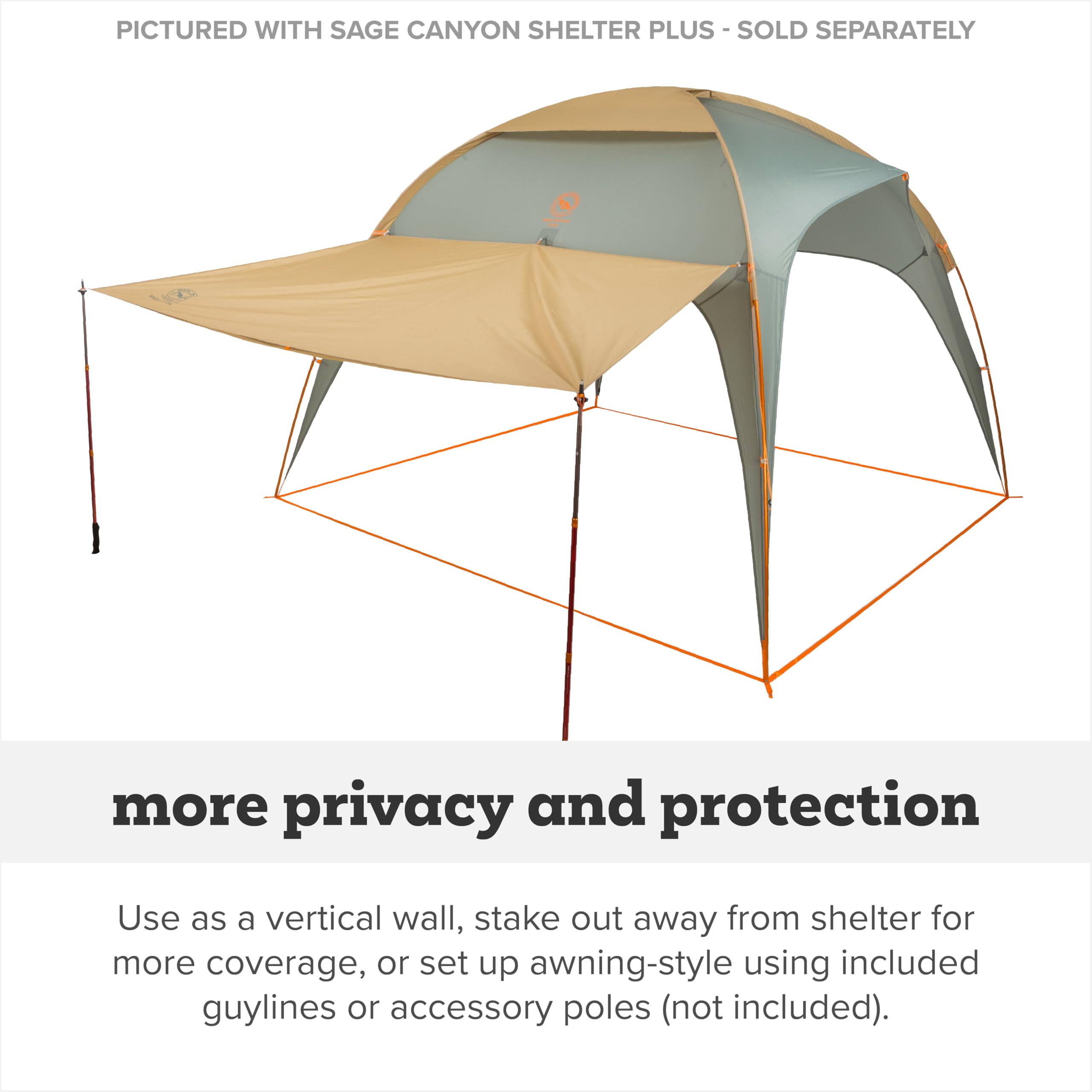 big-agnes-sage-canyon-shelter-plus-accessory-wall-75d-waterproof-pfas-free-wall- image 5