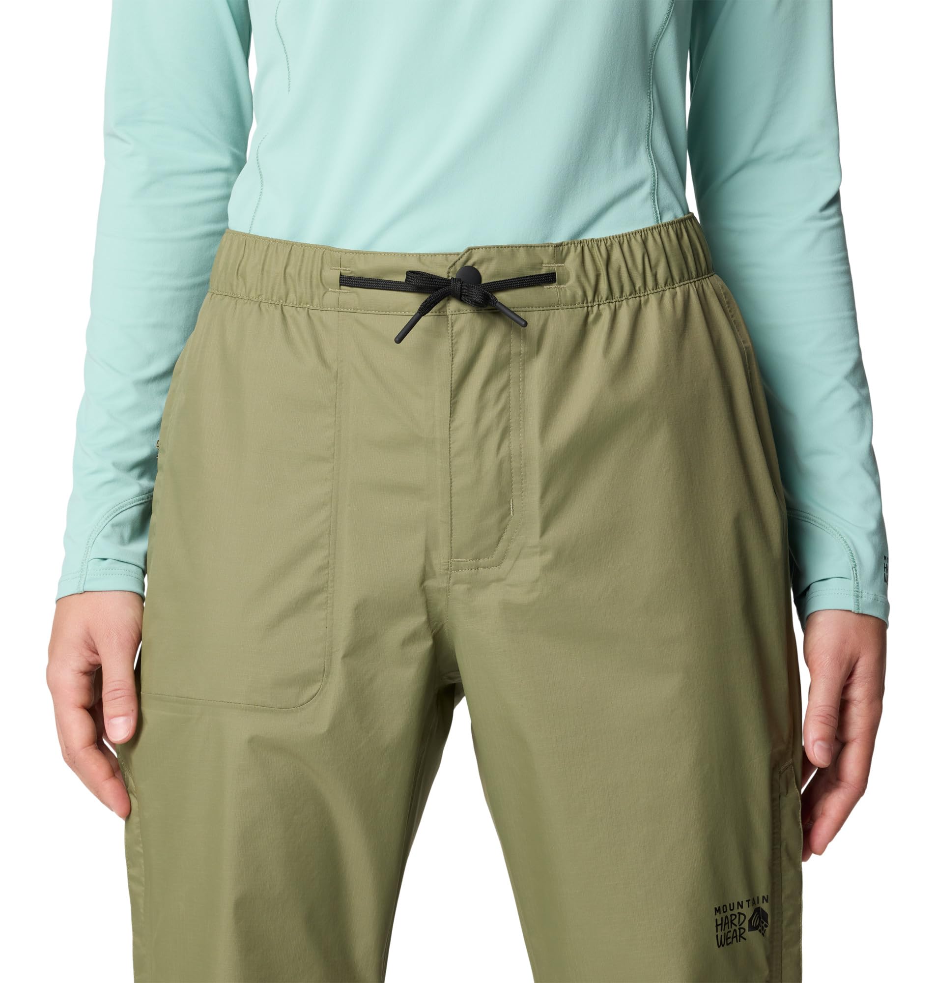 mountain-hardwear-threshold-women-s-3-layer-waterproof-packable-rain-pant image 4