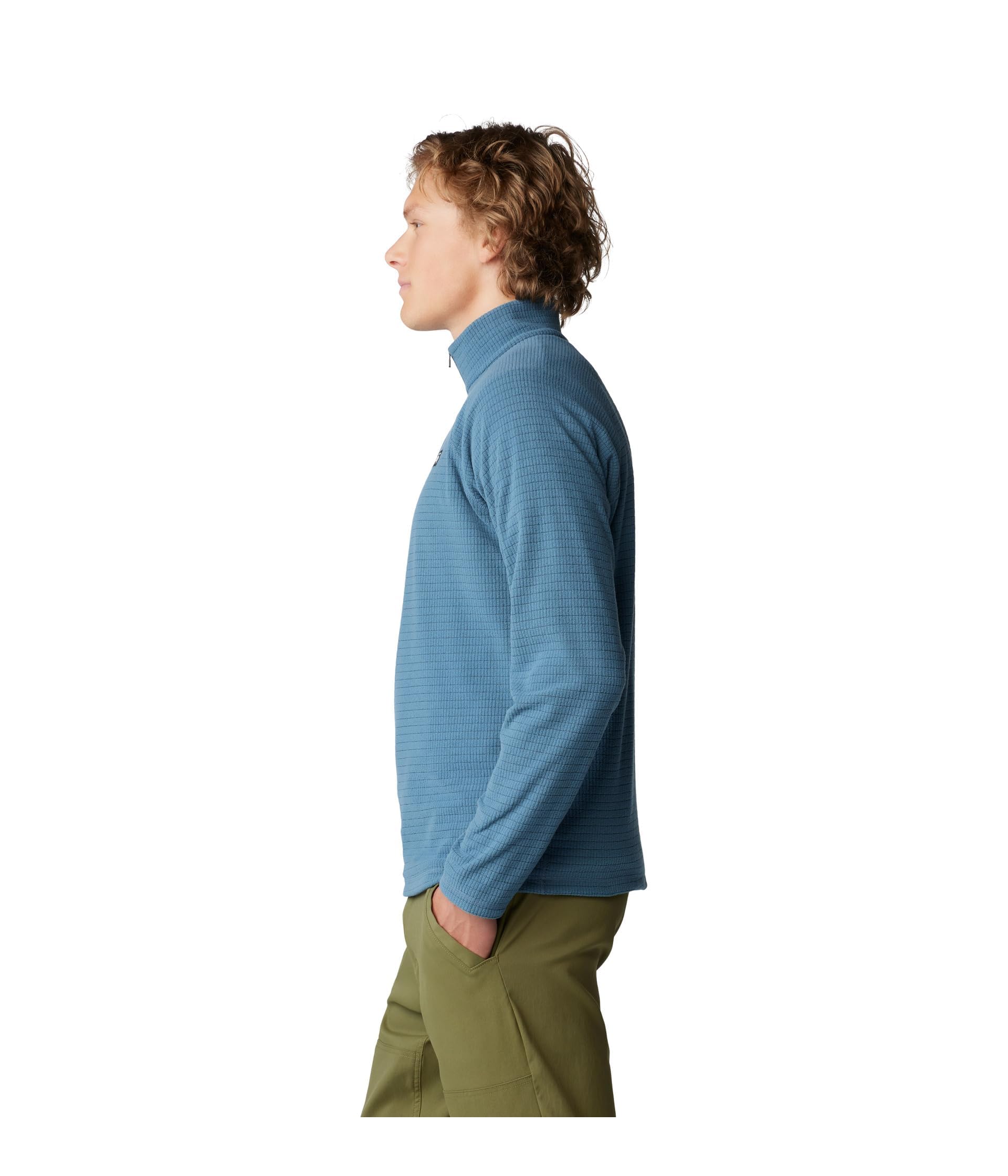 mountain-hardwear-summit-grid-half-zip-fleece-midlayer-men-s image 2