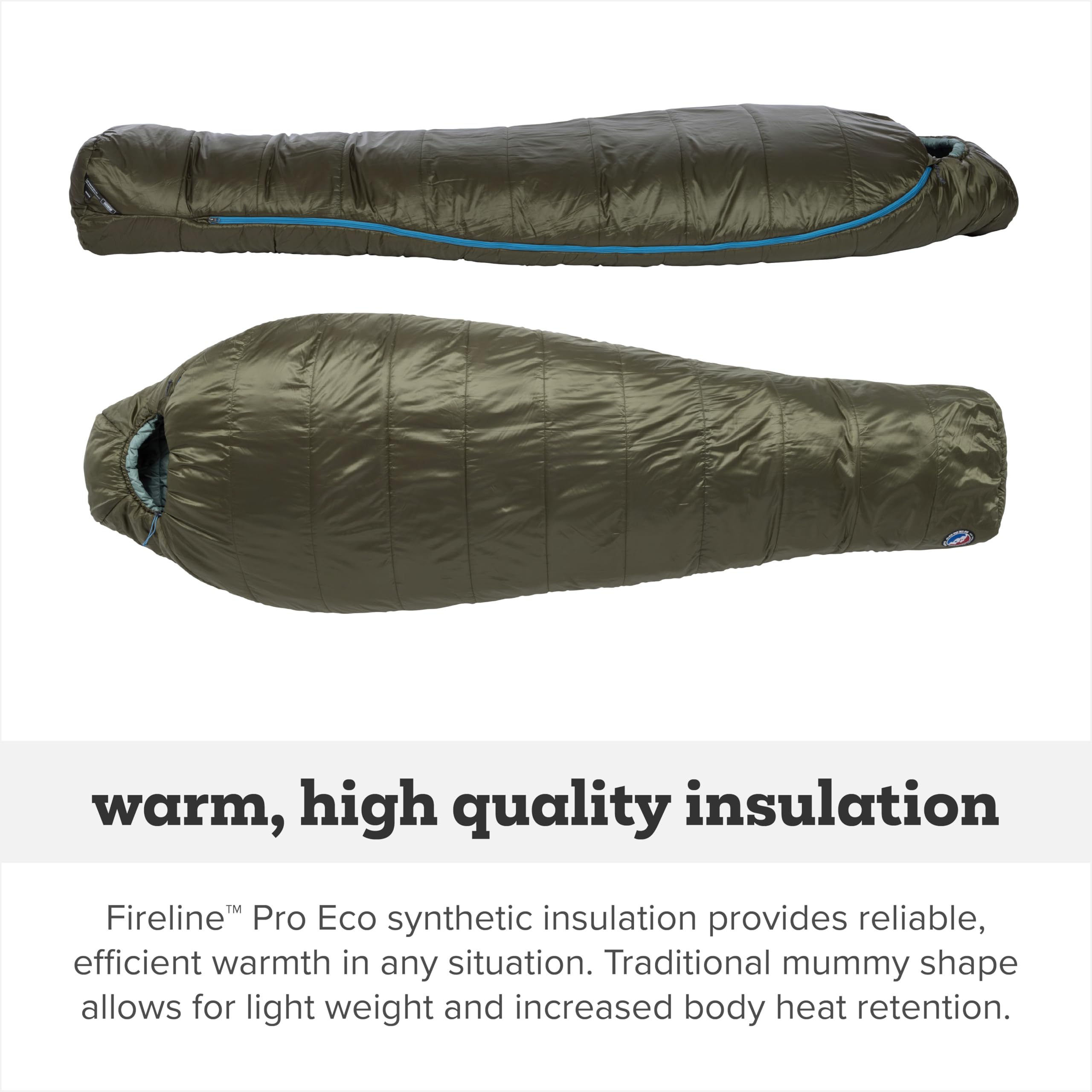 big-agnes-anthracite-backpacking-sleeping-bag-3-season-lightweight-synthetic-mum image 6