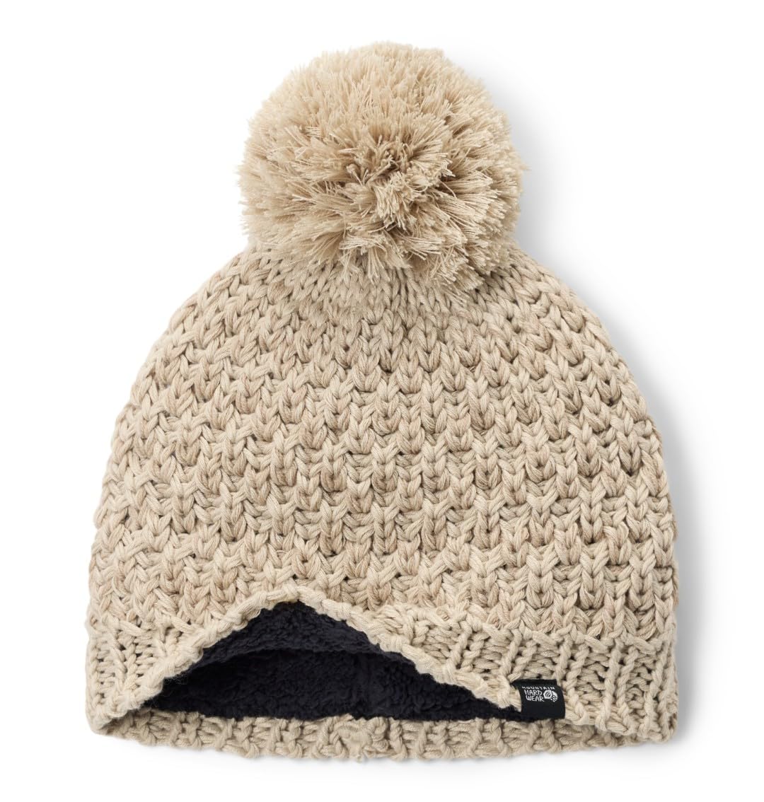 mountain-hardwear-women-s-snow-capped-beanie-pom-pom-winter-knit-hat image 3