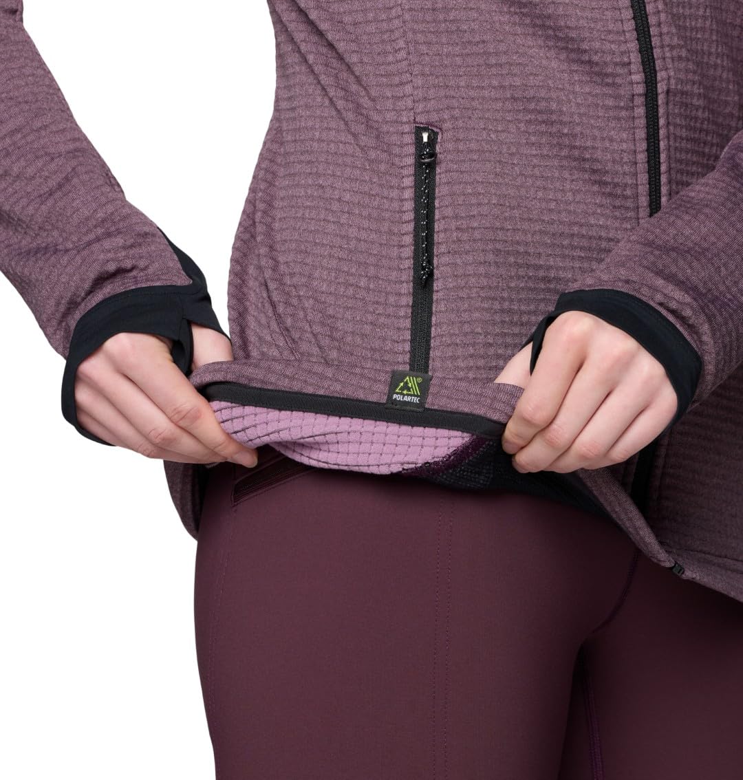 mountain-hardwear-polartec-power-grid-full-zip-hoody-technical-fleece-midlayer-h image 3