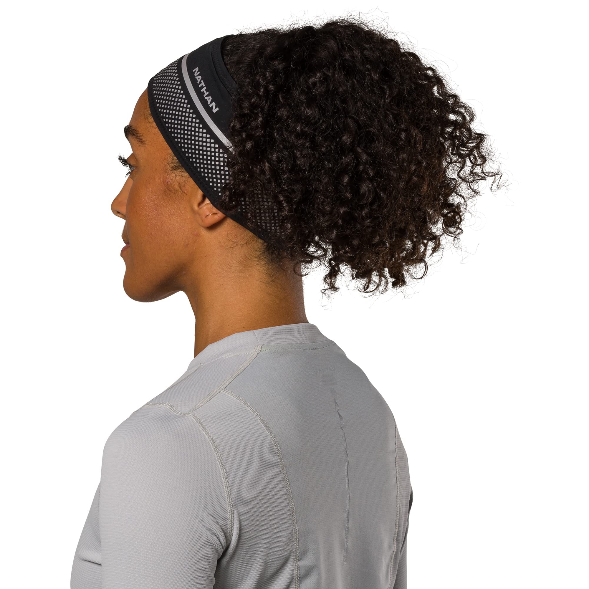nathan-hypernight-reflective-running-headband-for-men-women image 6