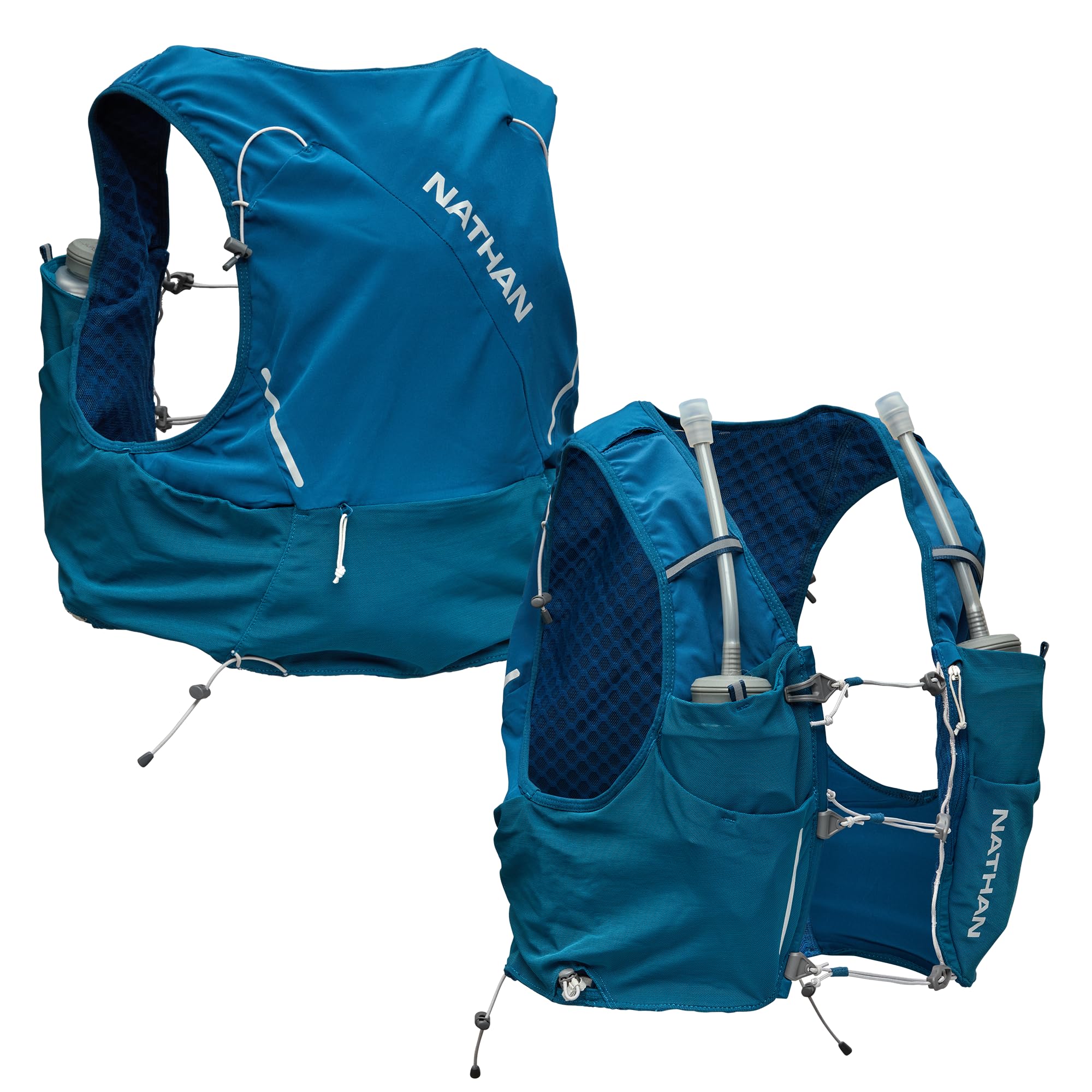 nathan-pinnacle-pro-6l-hydration-vest-compression-racing-vest-with-two-20oz-hydr image 7