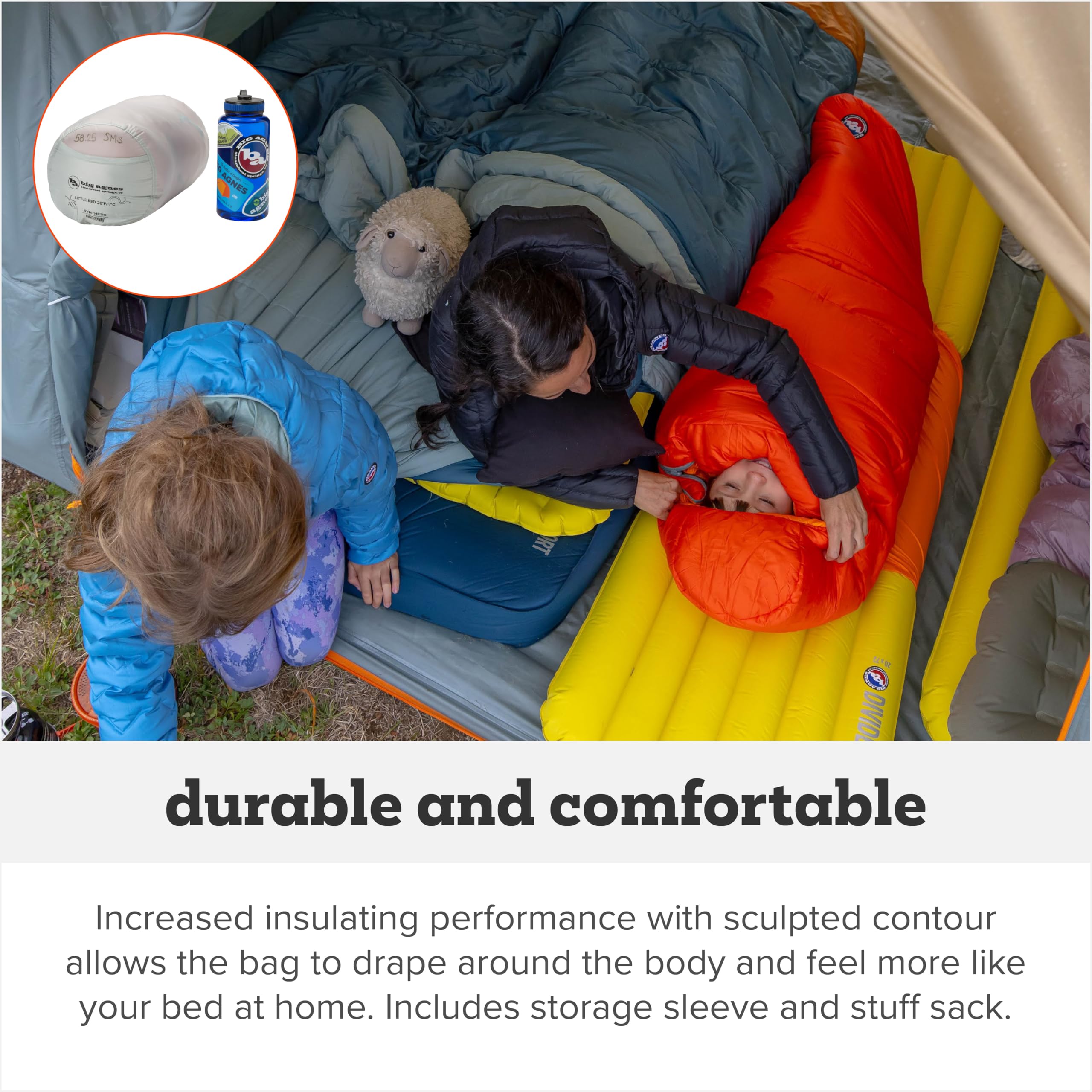 big-agnes-little-red-20-f-kids-youth-sleeping-bag image 4
