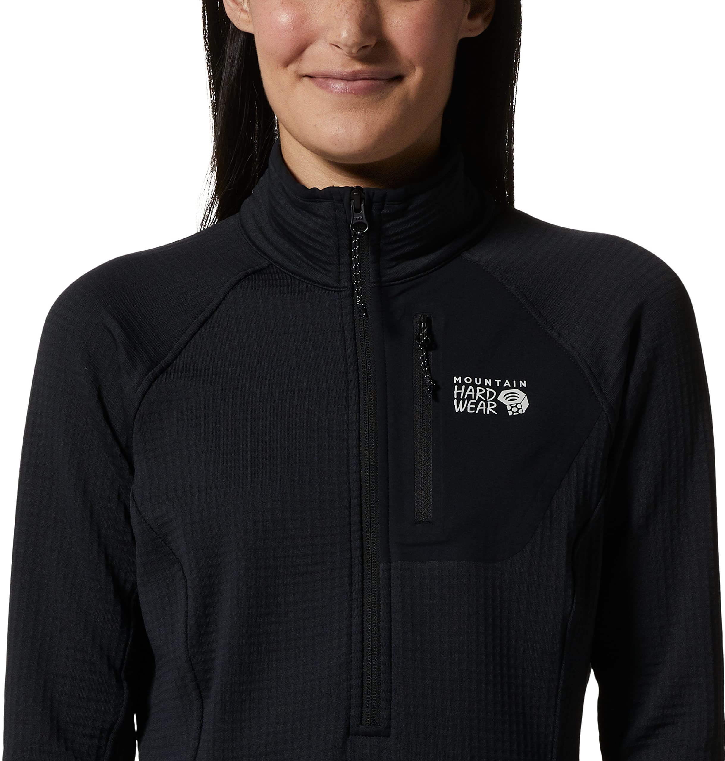 mountain-hardwear-polartec-power-grid-1-2-zip-jacket-double-brushed-recycled-fle image 4