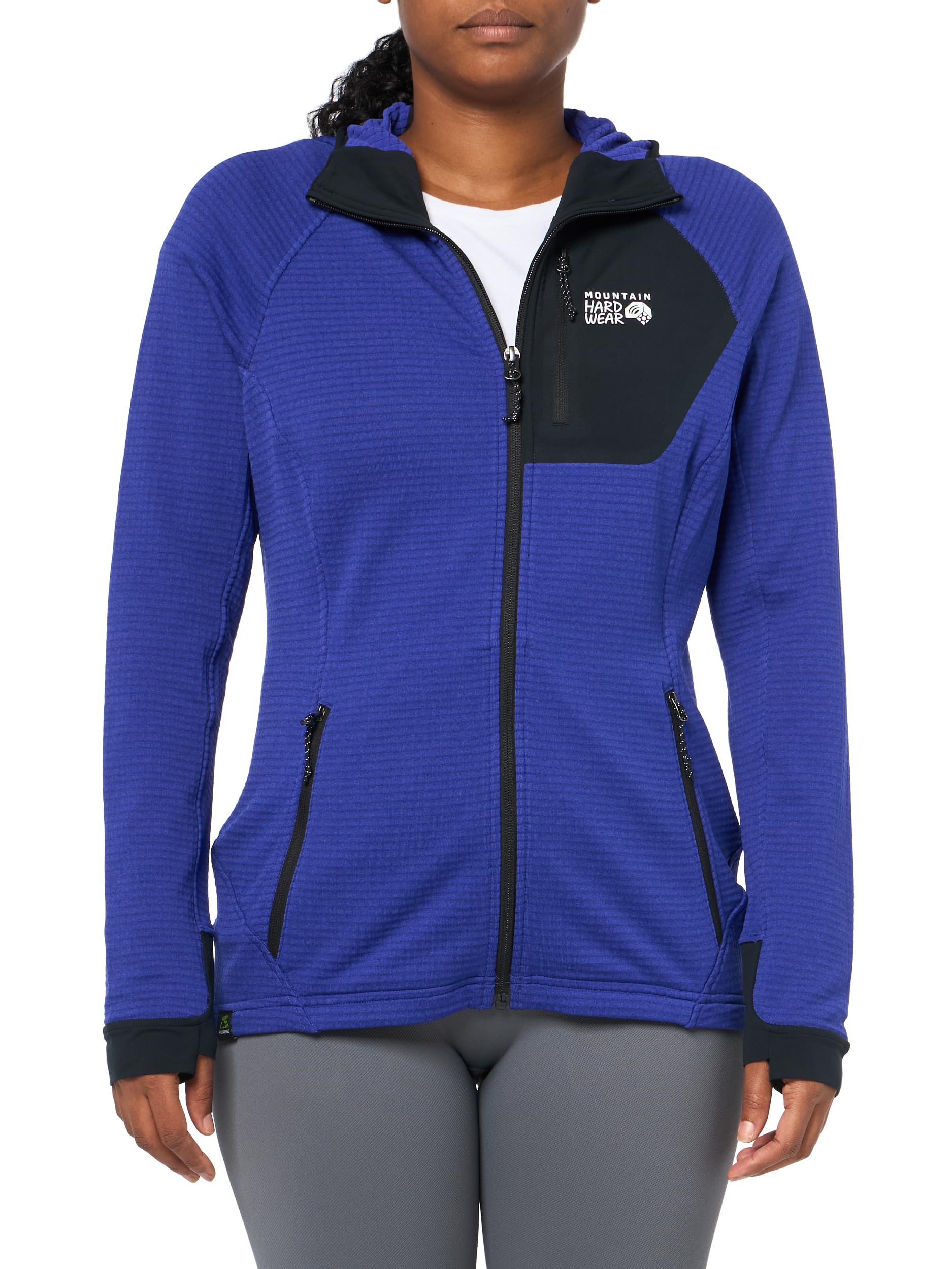 mountain-hardwear-women-s-polartec-power-grid-half-zip-fleece-midlayer-jacket image 6