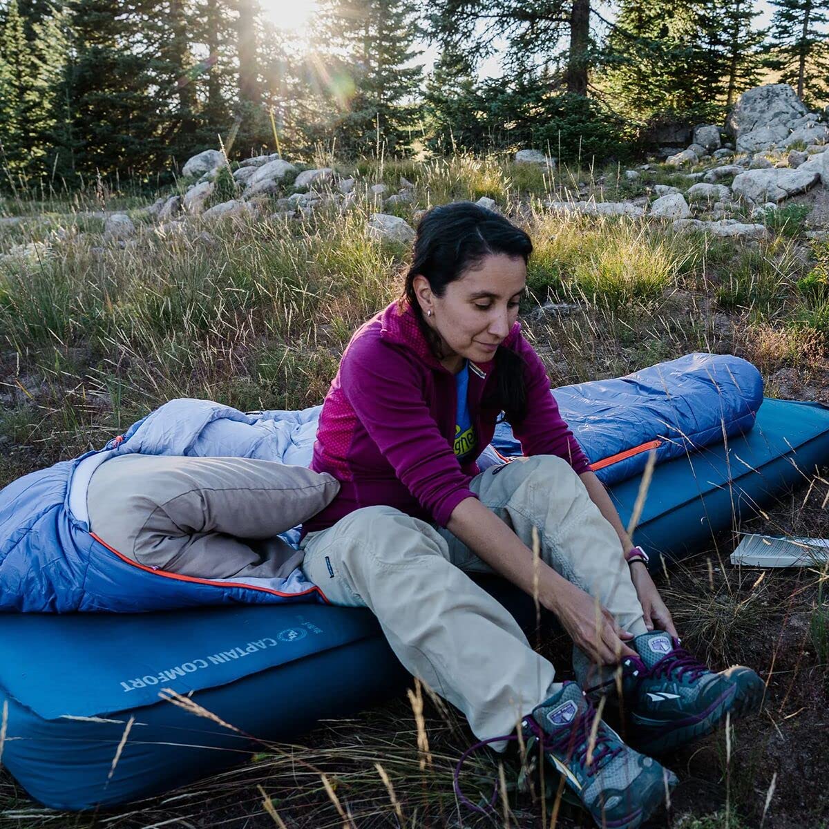 big-agnes-captain-comfort-deluxe-self-inflating-camp-sleeping-pad-30-x-78-in-r-v image 2