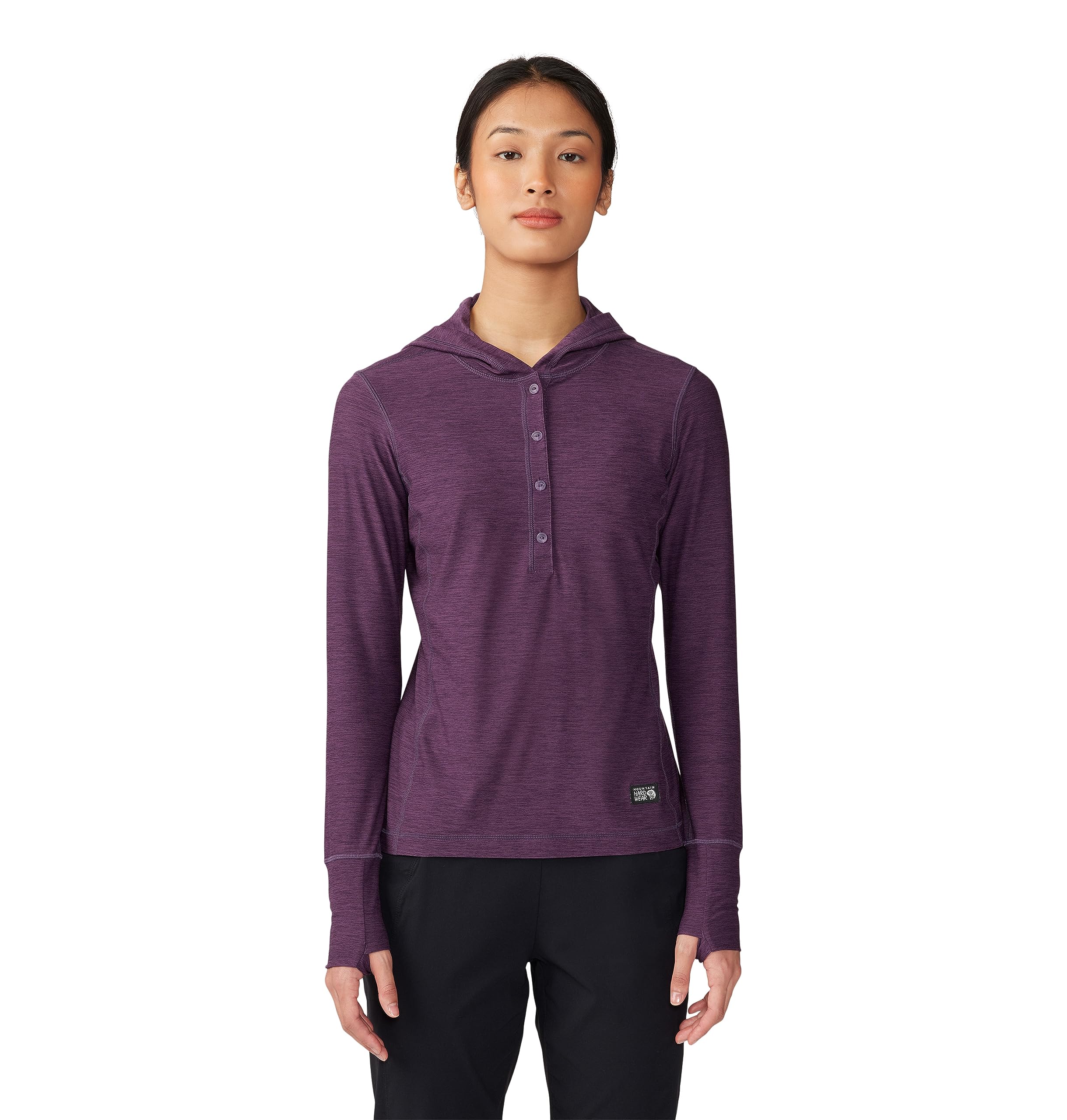 mountain-hardwear-chillaction-hoodie-peached-jersey-lounge-fleece-with-upf-30-su image 7