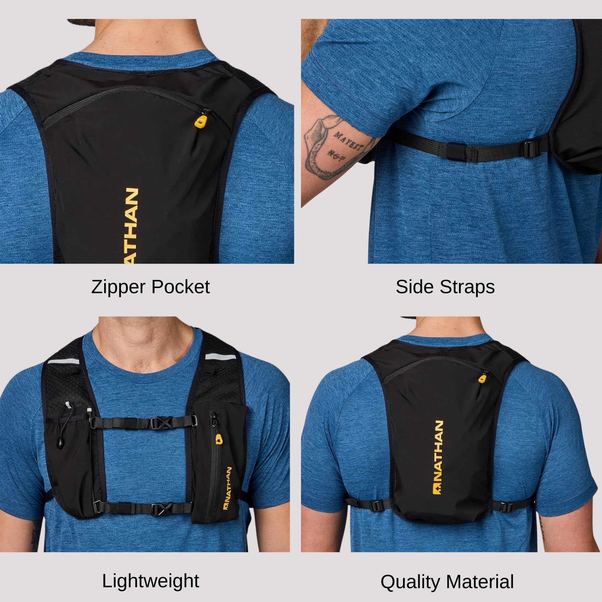 nathan-running-hydration-vest-osfm-black-bladder-compatible-reflective image 4