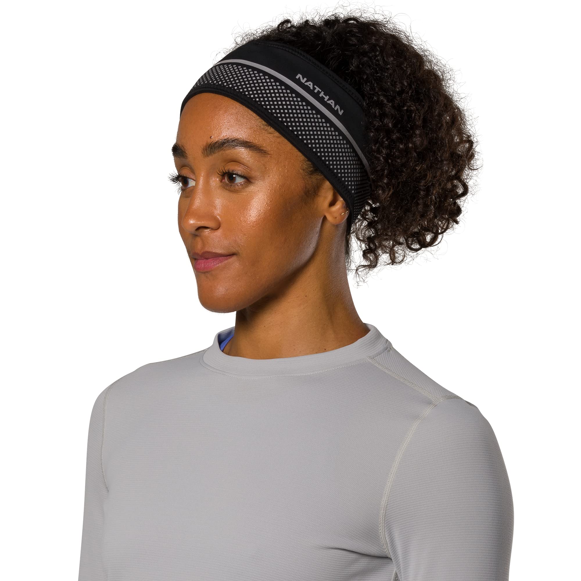 nathan-hypernight-reflective-running-headband-for-men-women image 2