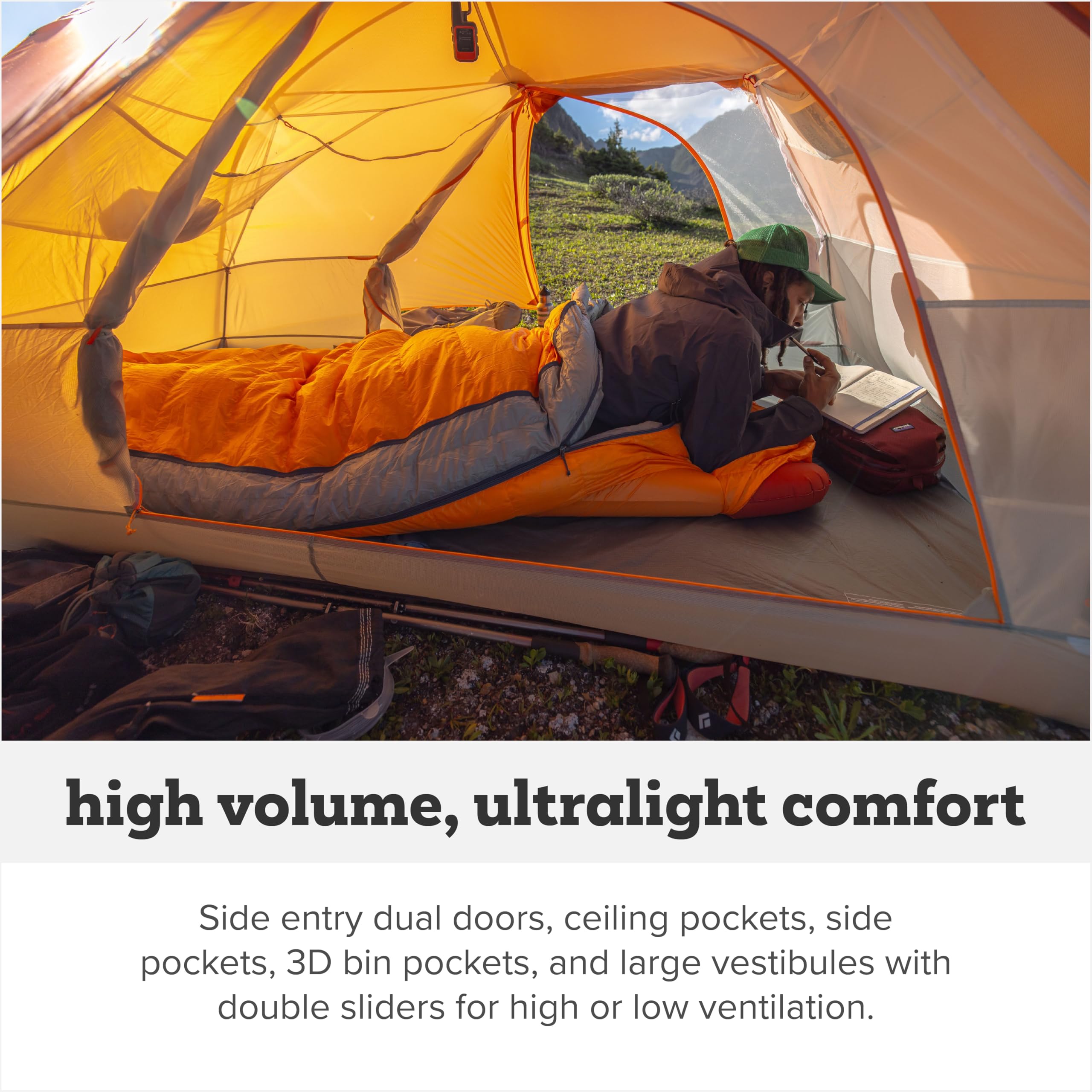 big-agnes-copper-spur-ul-backpacking-tent-3-season-ultralight-hyperbead-waterpro image 4