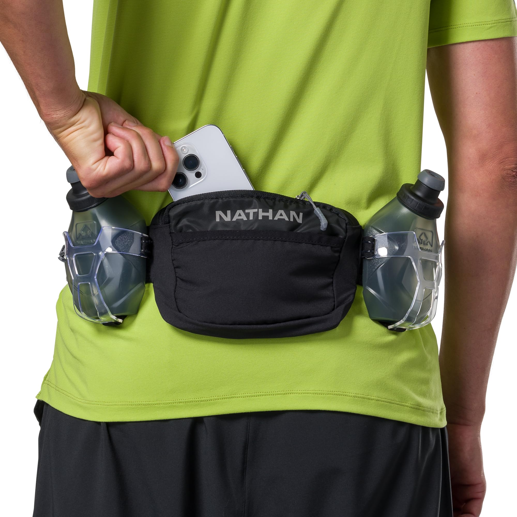 nathan-trail-mix-plus-3-0-running-belt-with-hydration-flasks-insulated-waist-pac image 5
