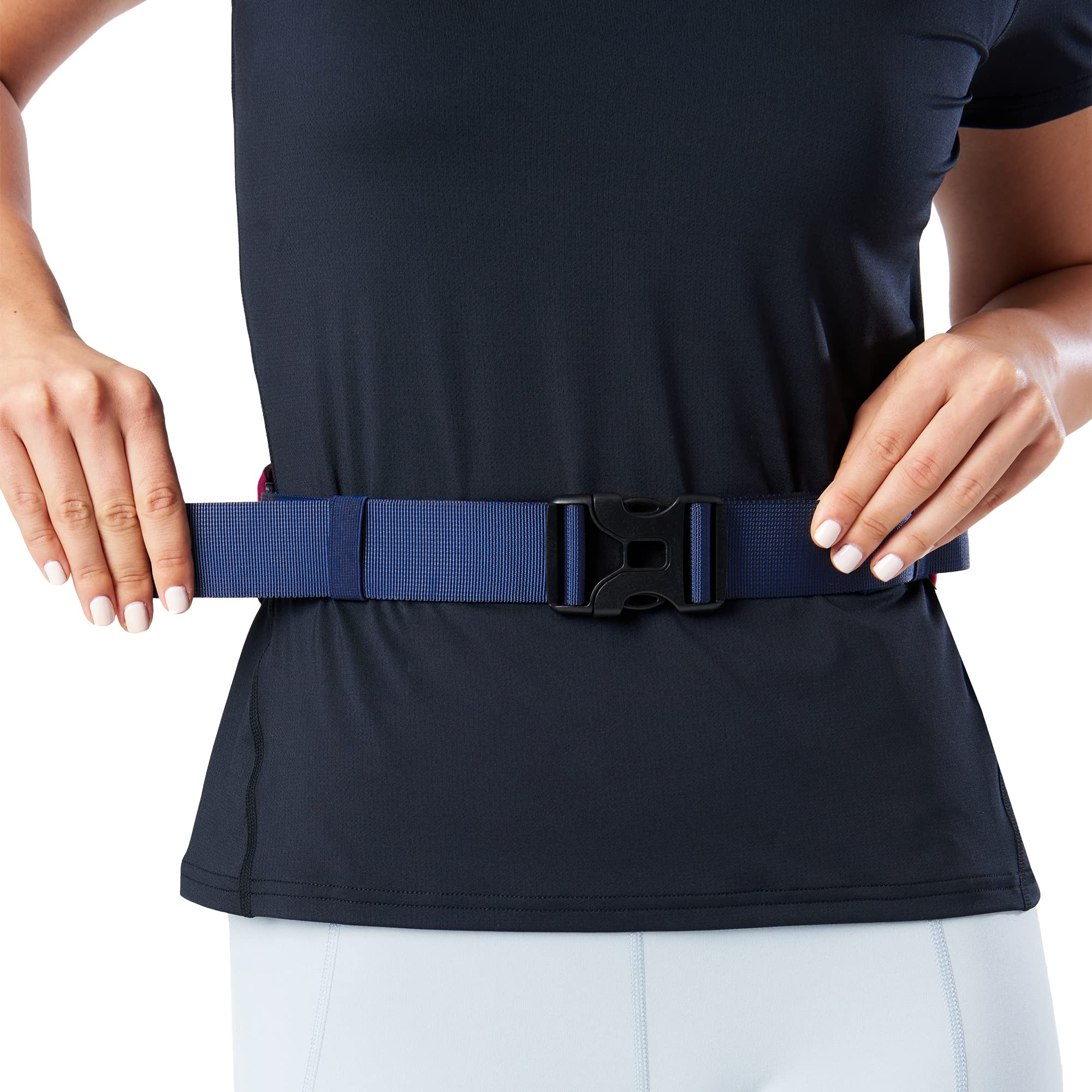nathan-5k-belt-running-waist-belt-magenta-estate-blue-ultra-light-no-bounce-neop image 5