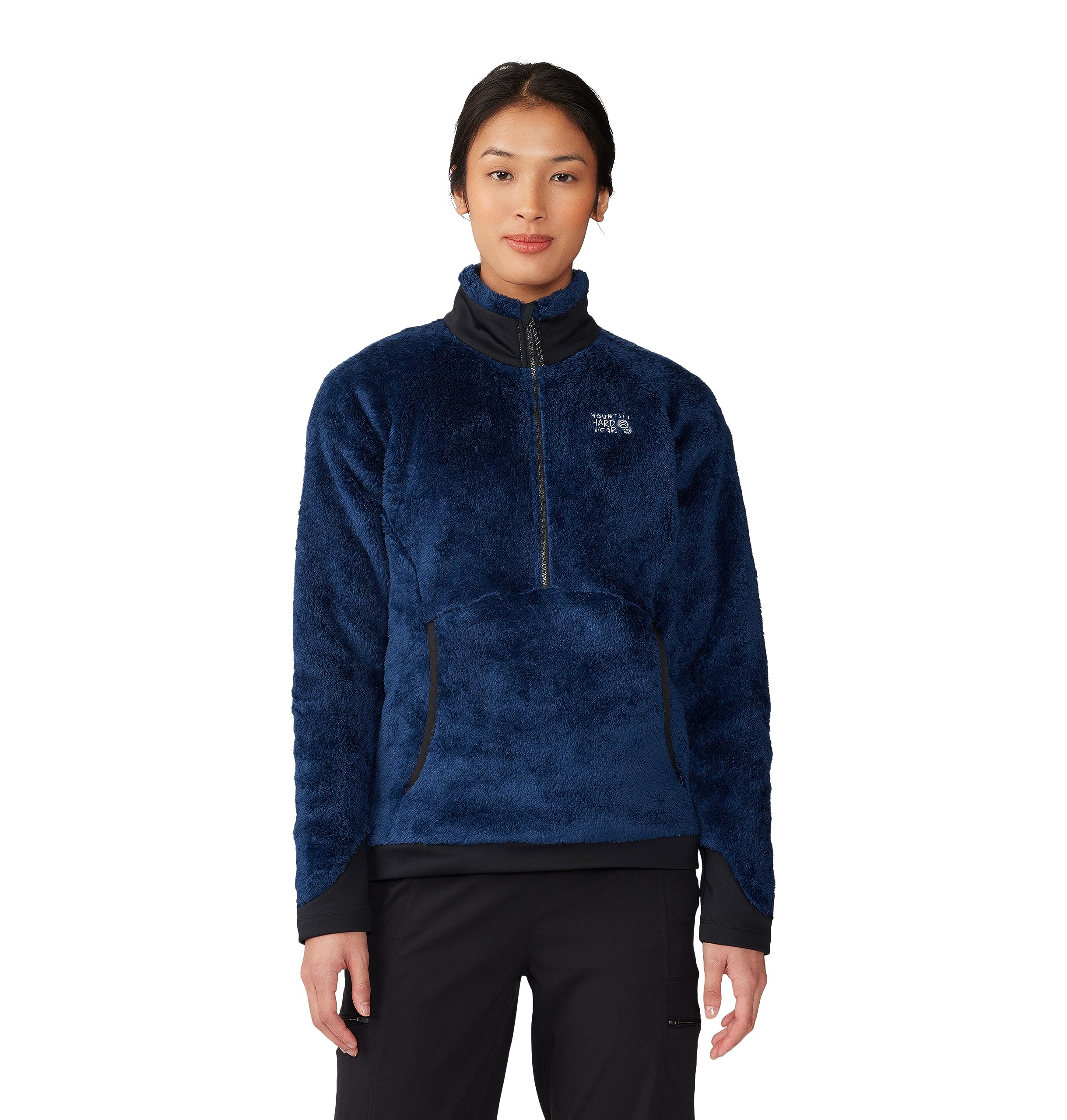 mountain-hardwear-women-s-polartec-high-loft-pullover-ultra-soft-fleece-midlayer image 7