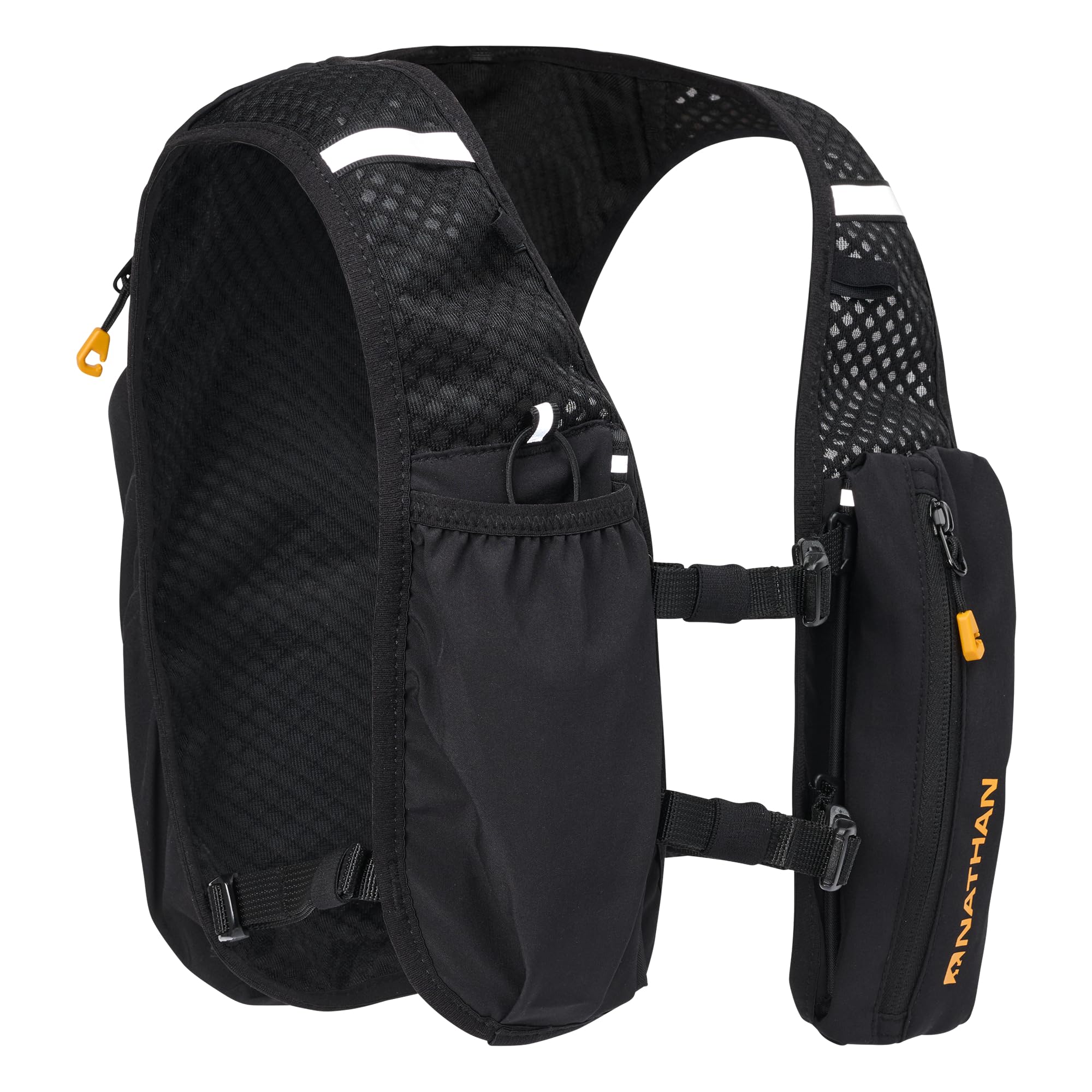 nathan-running-hydration-vest-osfm-black-bladder-compatible-reflective image 2