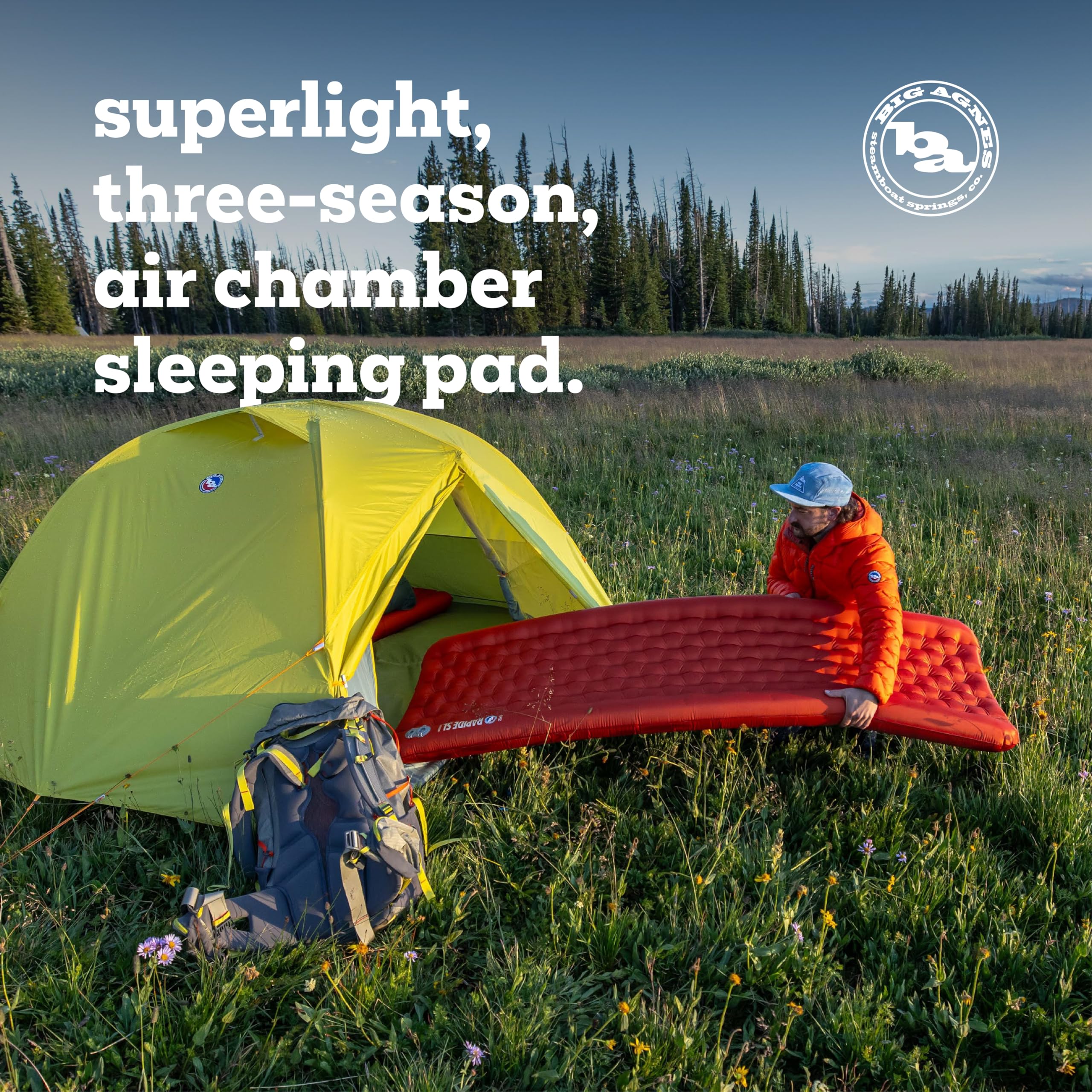 big-agnes-rapide-sl-insulated-sleeping-pad-ultralight-all-season-backpacking-pad image 4