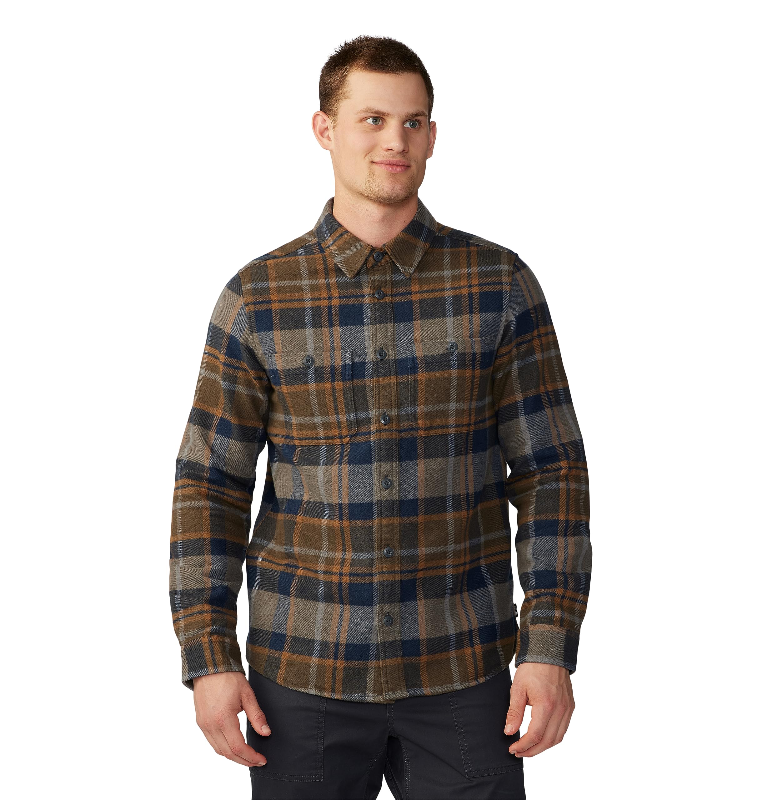 mountain-hardwear-plusher-long-sleeve-shirt-winter-weight-organic-cotton-flannel image 7