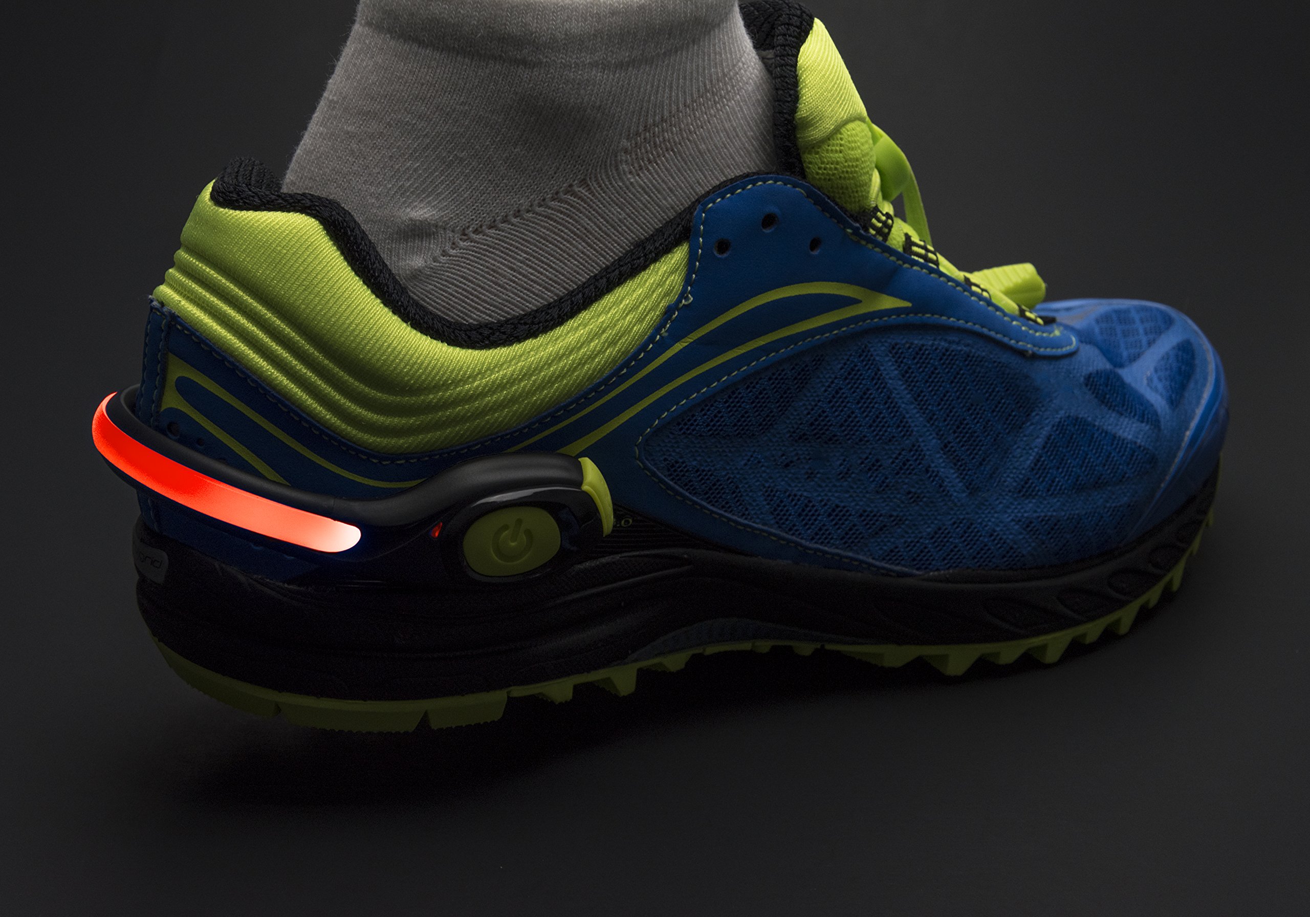 nathan-led-running-safety-heel-light-rechargeable-multi-mode-rgb-clip-on-visibil image 2