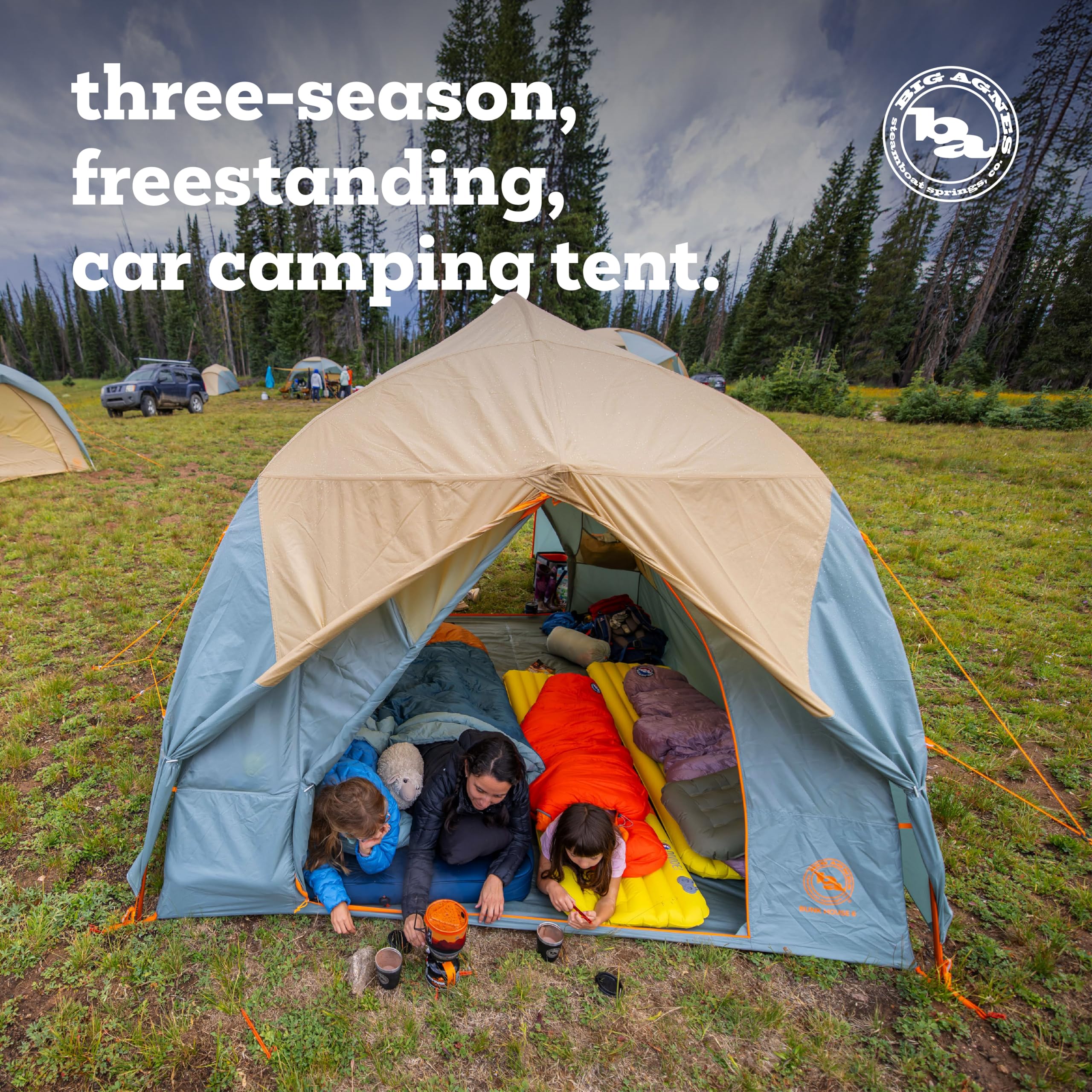 big-agnes-bunk-house-3-season-waterproof-family-camping-tent-4-or-6-person-with- image 3
