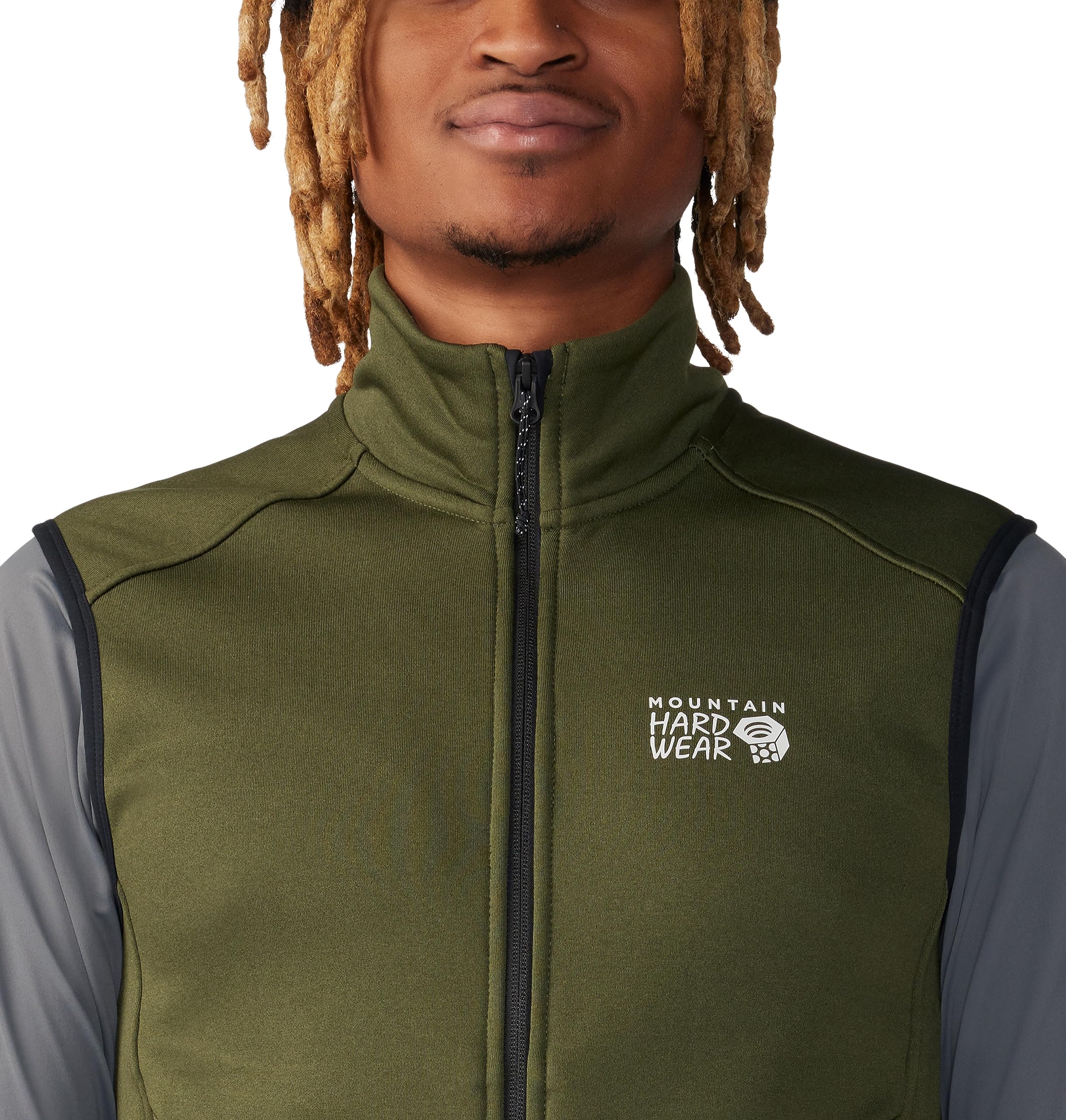 mountain-hardwear-sendura-men-s-fleece-vest-slim-fit-stretch-trail-fleece image 4