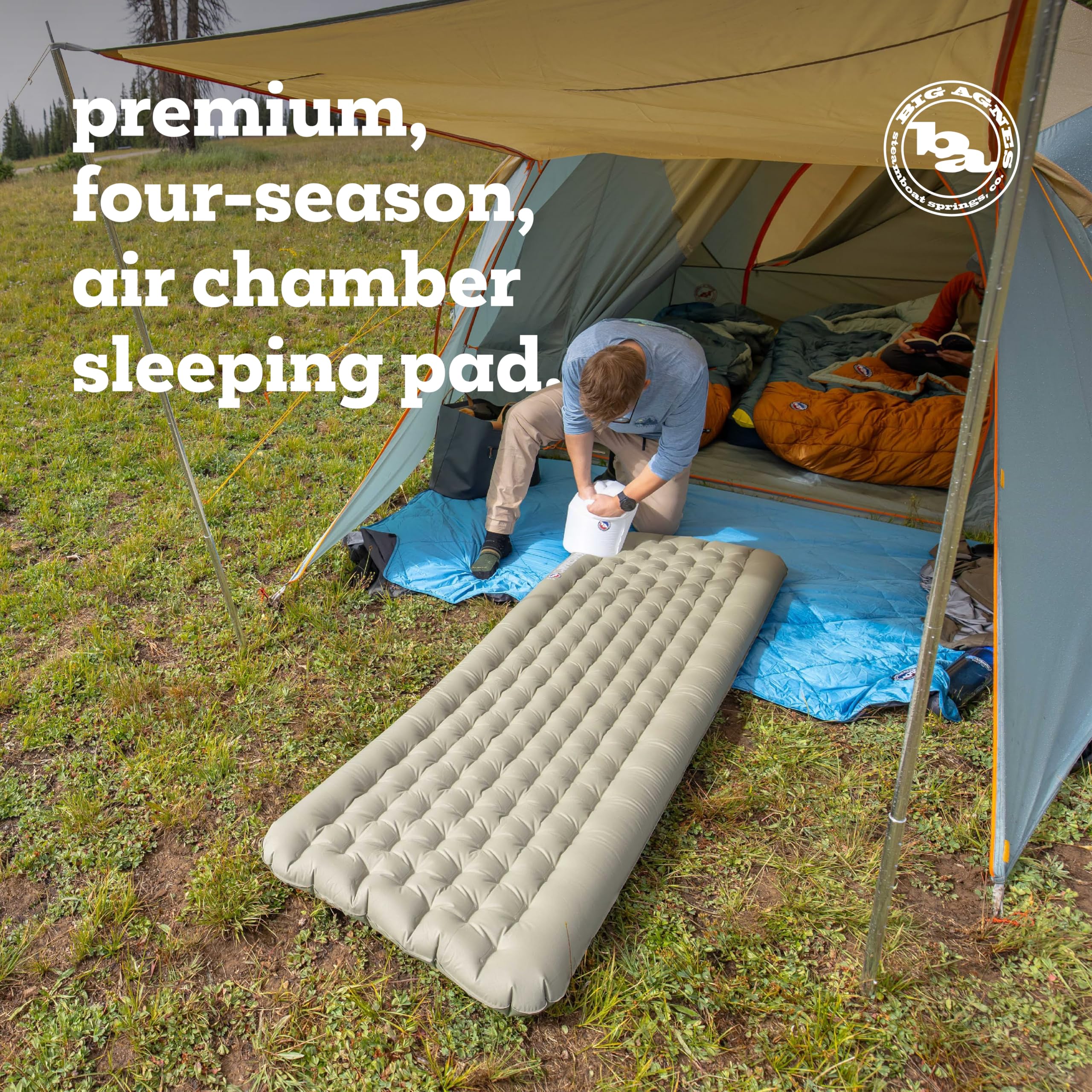 big-agnes-campmeister-deluxe-insulated-sleeping-pad-wide-regular-25x72-r-value-7 image 3