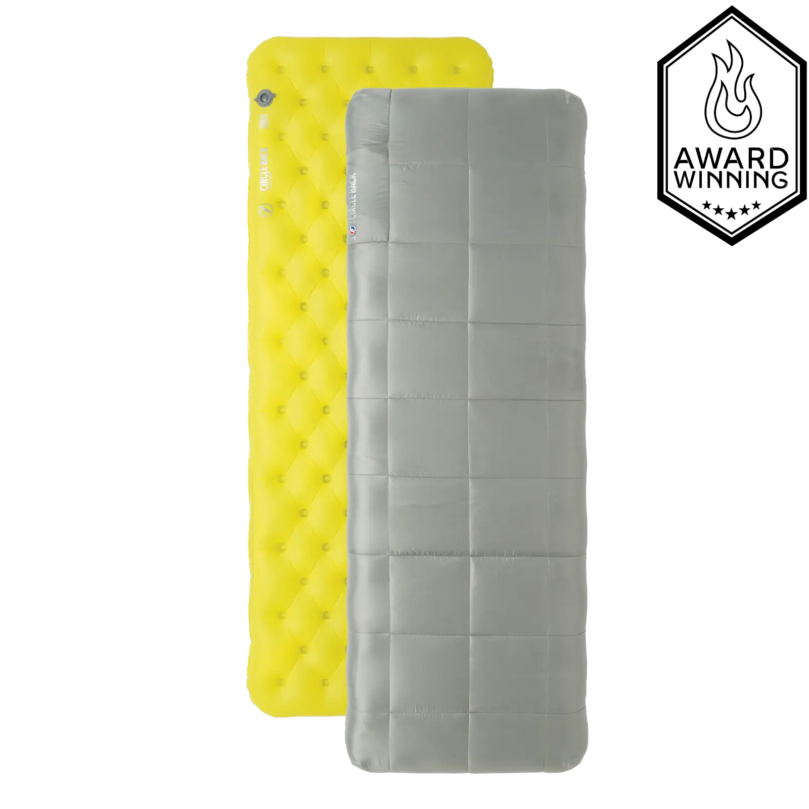 big-agnes-circle-back-insulated-sleeping-pad-two-part-cover-air-bladder-design-r image 1