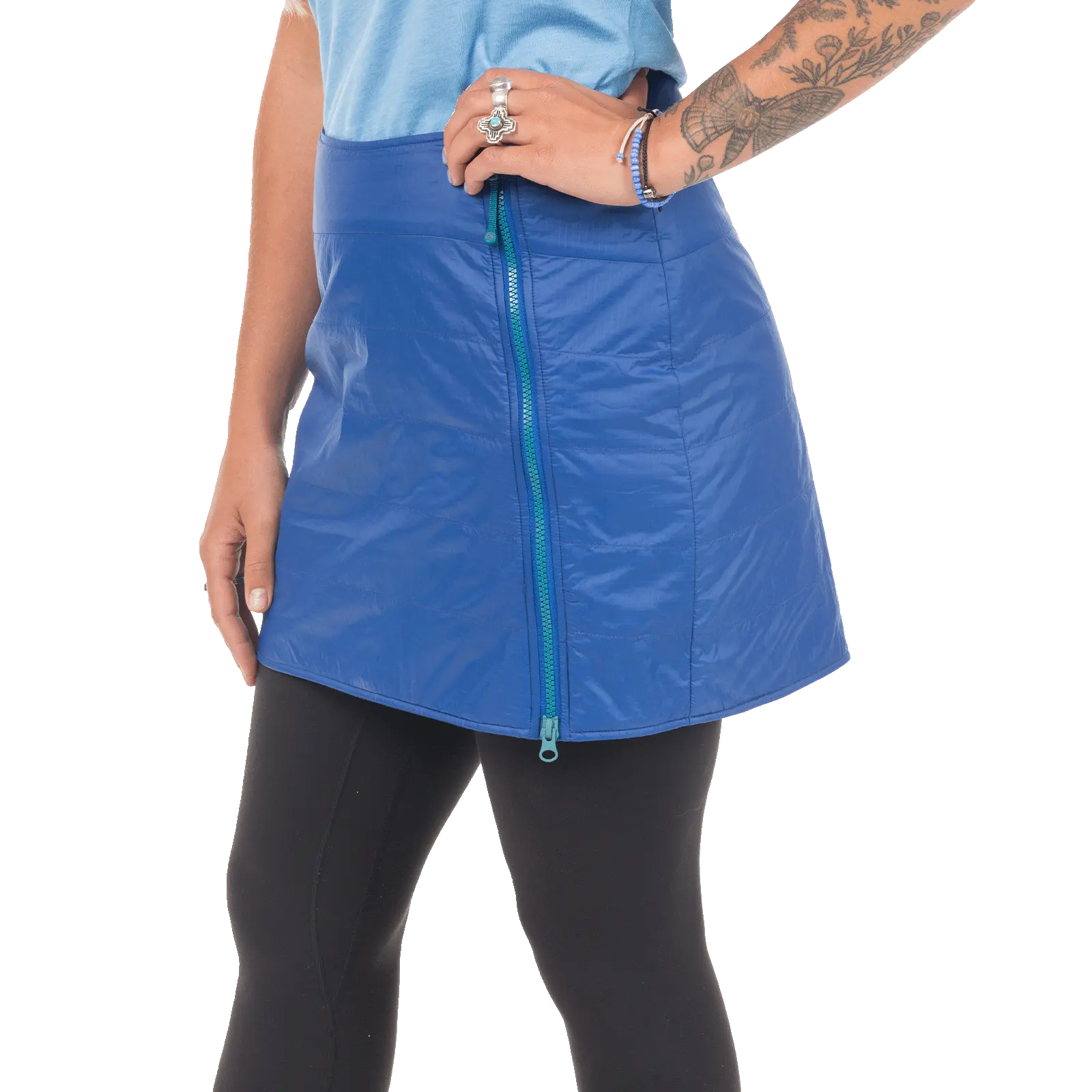 big-agnes-women-s-columbine-skirt-ultralight-insulated-stretch-warming-layer image 8