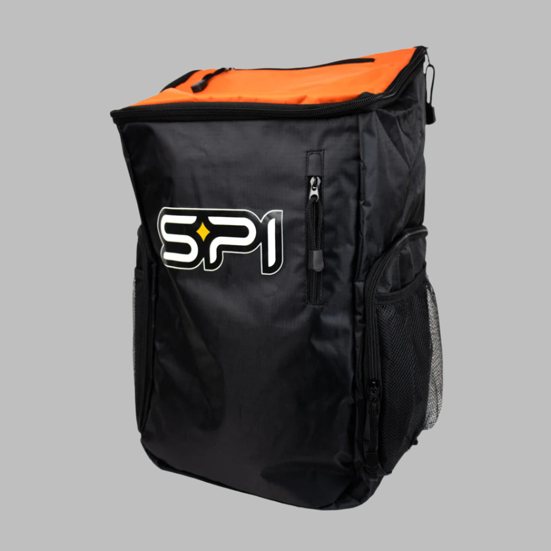 spibelt-drop-bag-race-gear-backpack-with-vented-shoe-compartment image 2