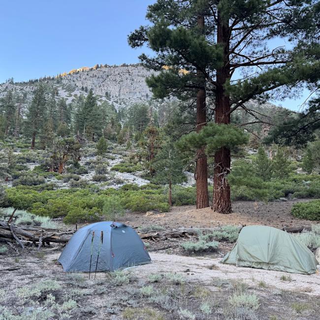 Perfect bikepacking shelter