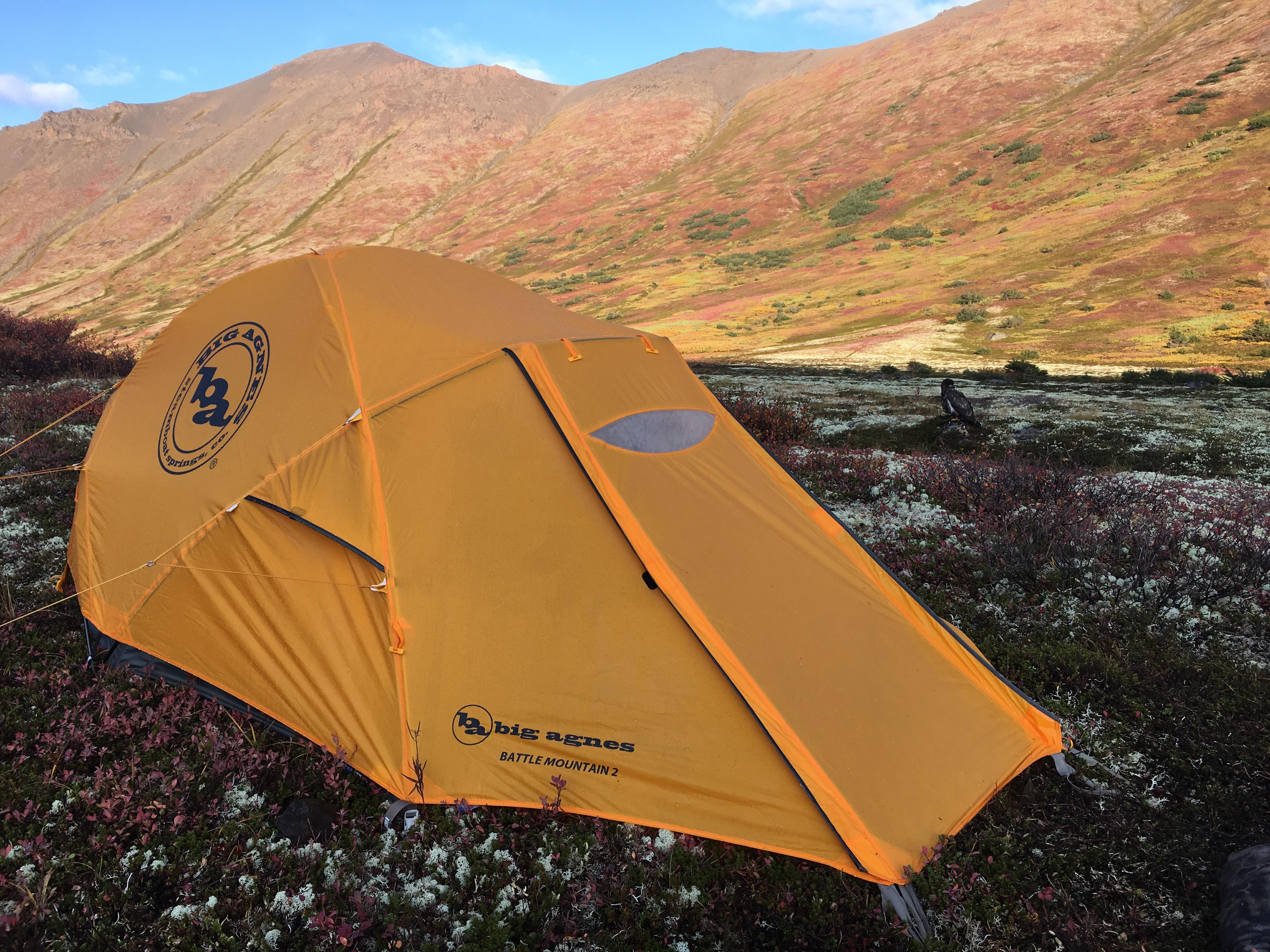 Spacious for a mountaineering tent