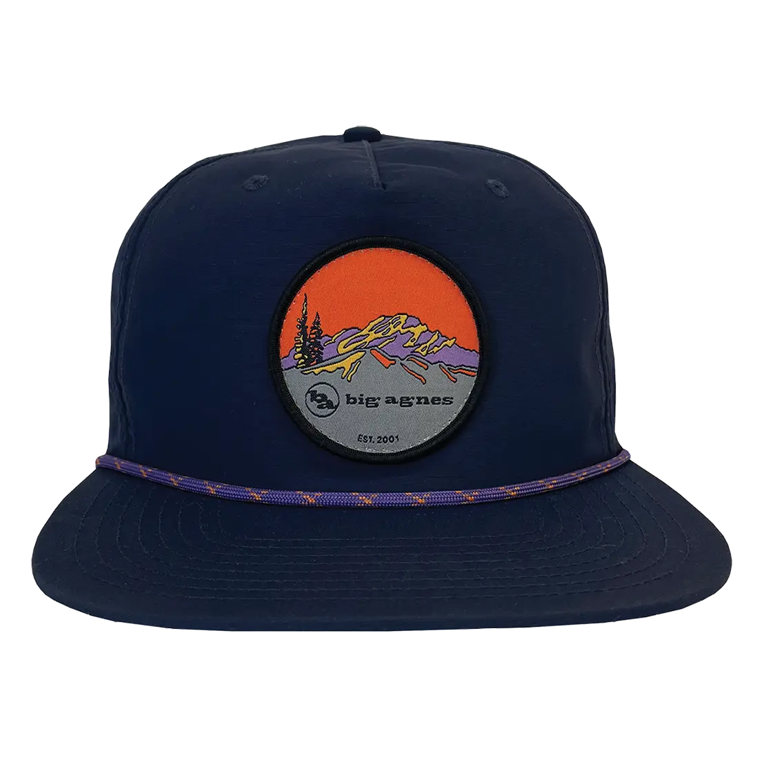big-agnes-est-2001-flat-brim-hat-25th-anniversary-limited-edition-rope-cap image 1