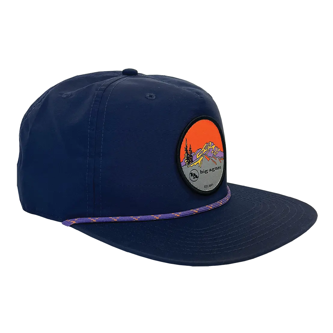 big-agnes-est-2001-flat-brim-hat-25th-anniversary-limited-edition-rope-cap image 2