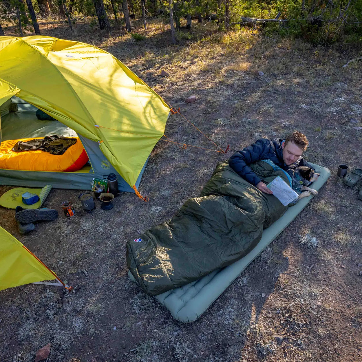 big-agnes-anthracite-30-traditional-mummy-sleeping-bag-with-fireline-pro-eco-ins image 5