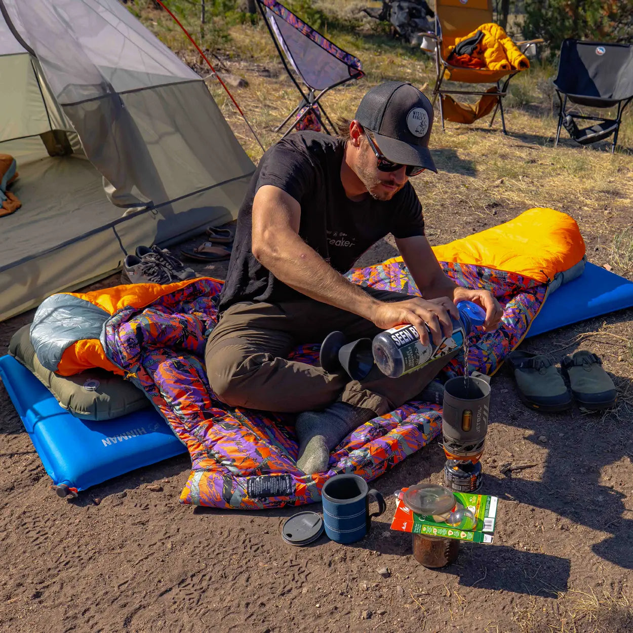 big-agnes-anthracite-20-f-alpenglow-mummy-sleeping-bag image 5