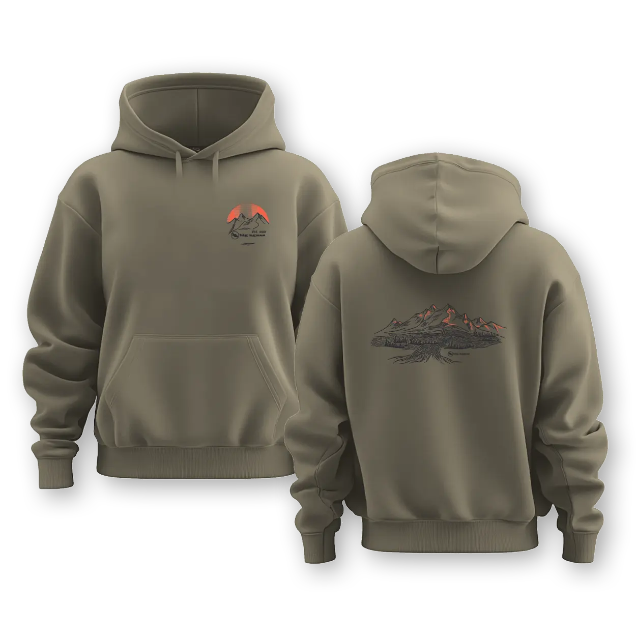 big-agnes-glowing-summits-hoodie-limited-edition-25th-anniversary-est-2001-heavy image 1
