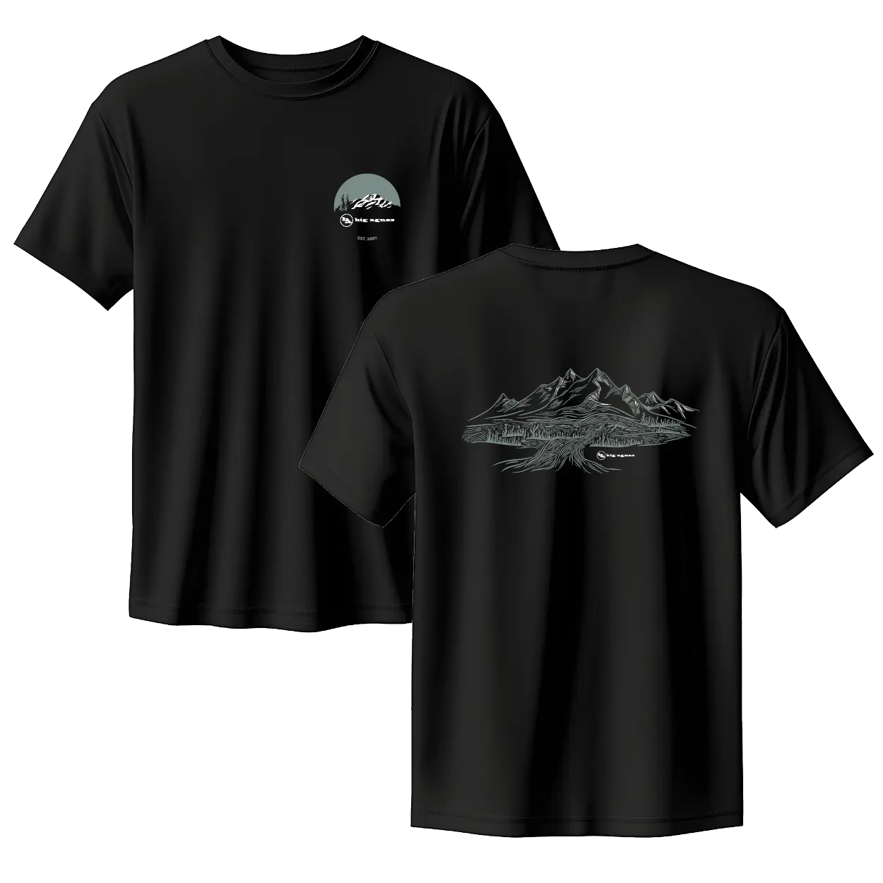 big-agnes-men-s-snowy-summits-ring-spun-cotton-crewneck-t-shirt-limited-edition- image 1